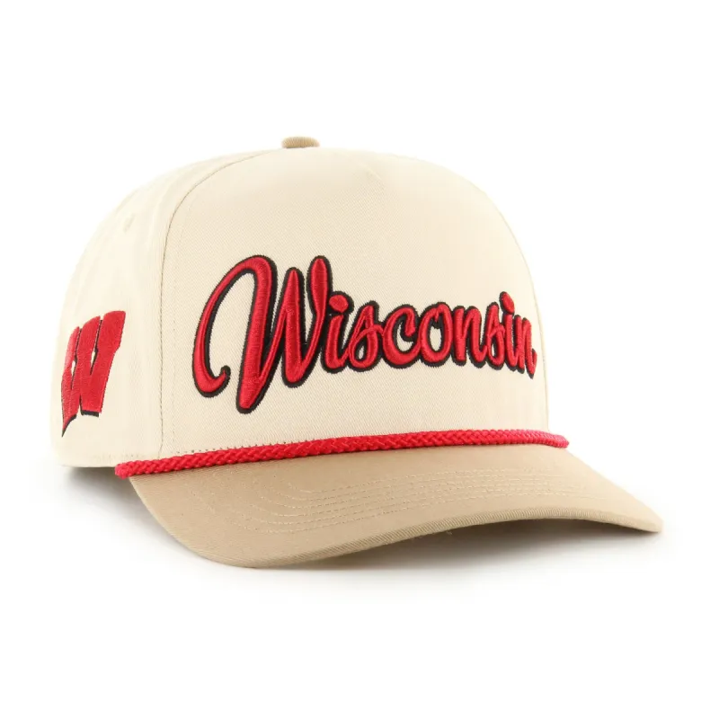 WISCONSIN BADGERS OVERHAND TWO TONE '47 HITCH made by 47