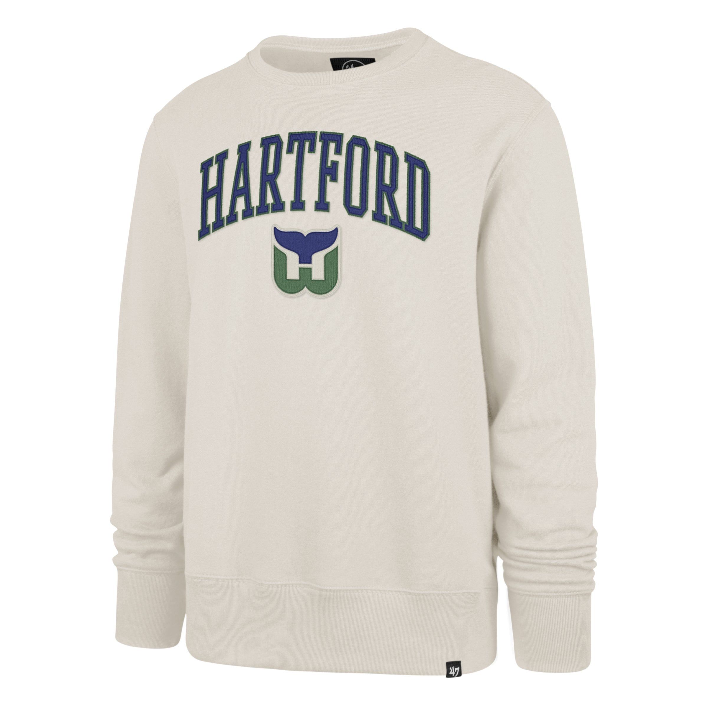 HARTFORD WHALERS VINTAGE ARCH GAMEBREAK '47 HEADLINE CREW sold by 47
