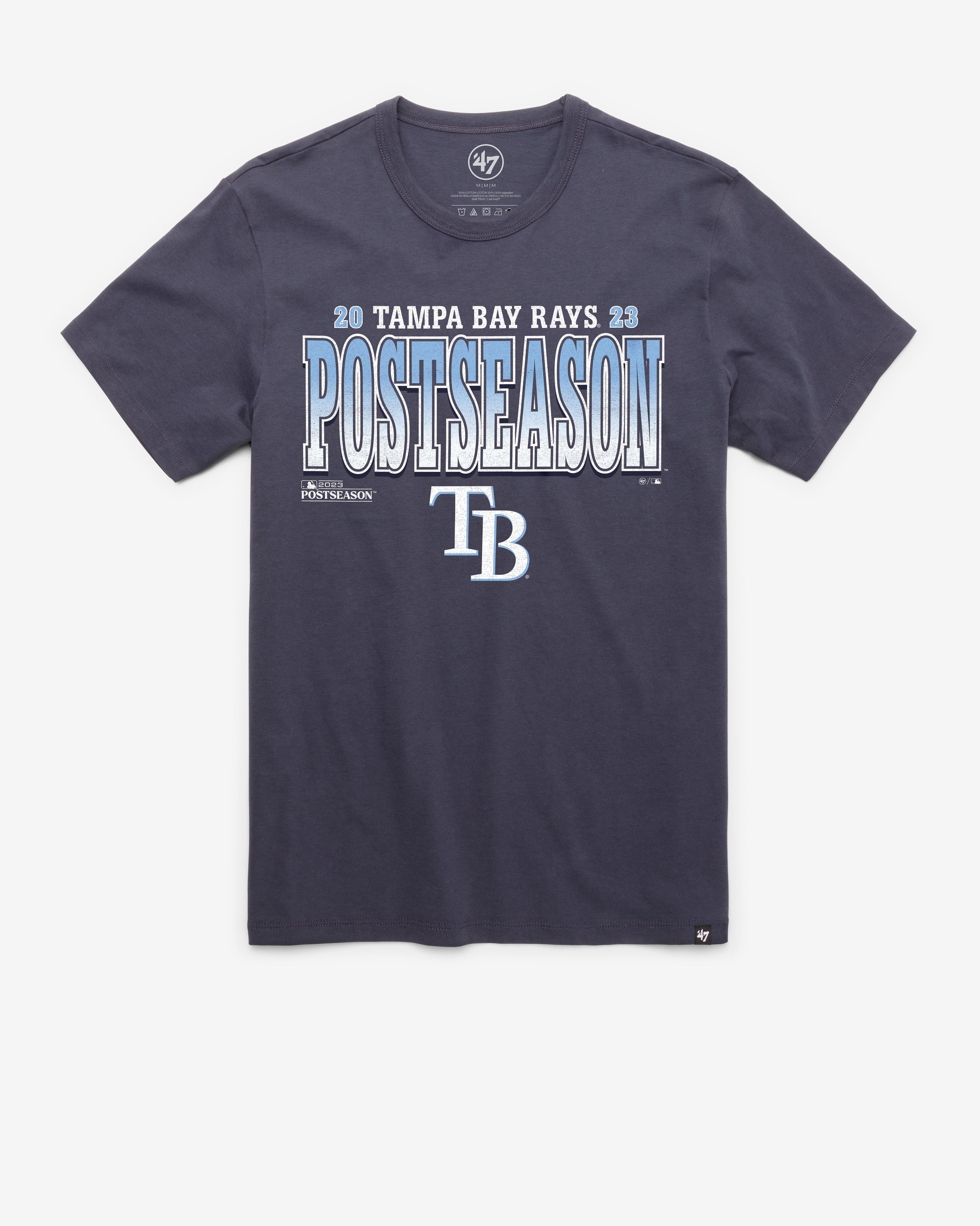 TAMPA BAY RAYS 2023 POSTSEASON '47 FRANKLIN TEE sold by 47