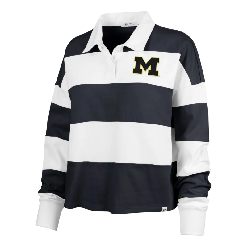 MICHIGAN WOLVERINES CLUBHOUSE HALL '47 RAVEN RUGBY WOMENS sold by 47