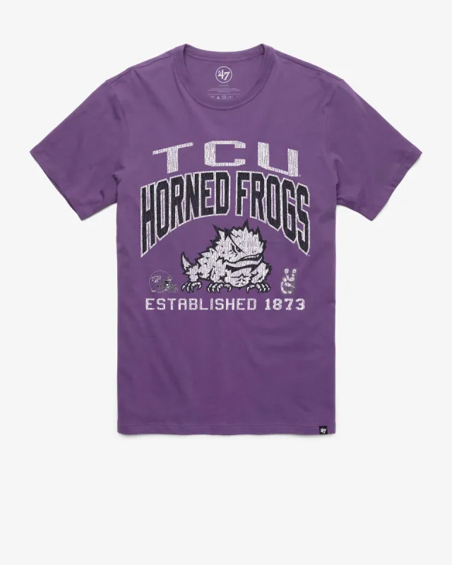 TEXAS CHRISTIAN HORNED FROGS TURNED UP '47 FRANKLIN TEE sold by 47