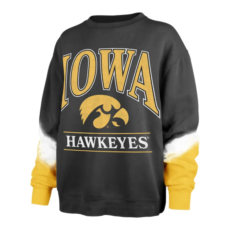 IOWA HAWKEYES SLEEVE DYE '47 BOYFRIEND CREW WOMENS sold by 47