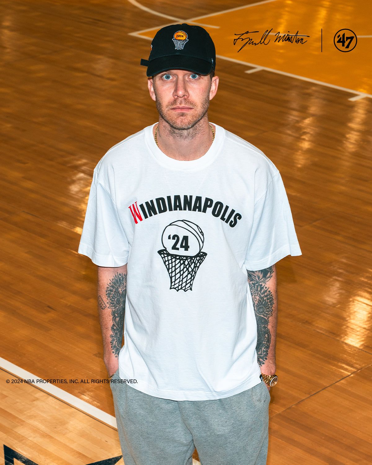 NBA TYRRELL WINSTON MVP '47 FOUNDATION TEE sold by 47 product image thumbnail 4
