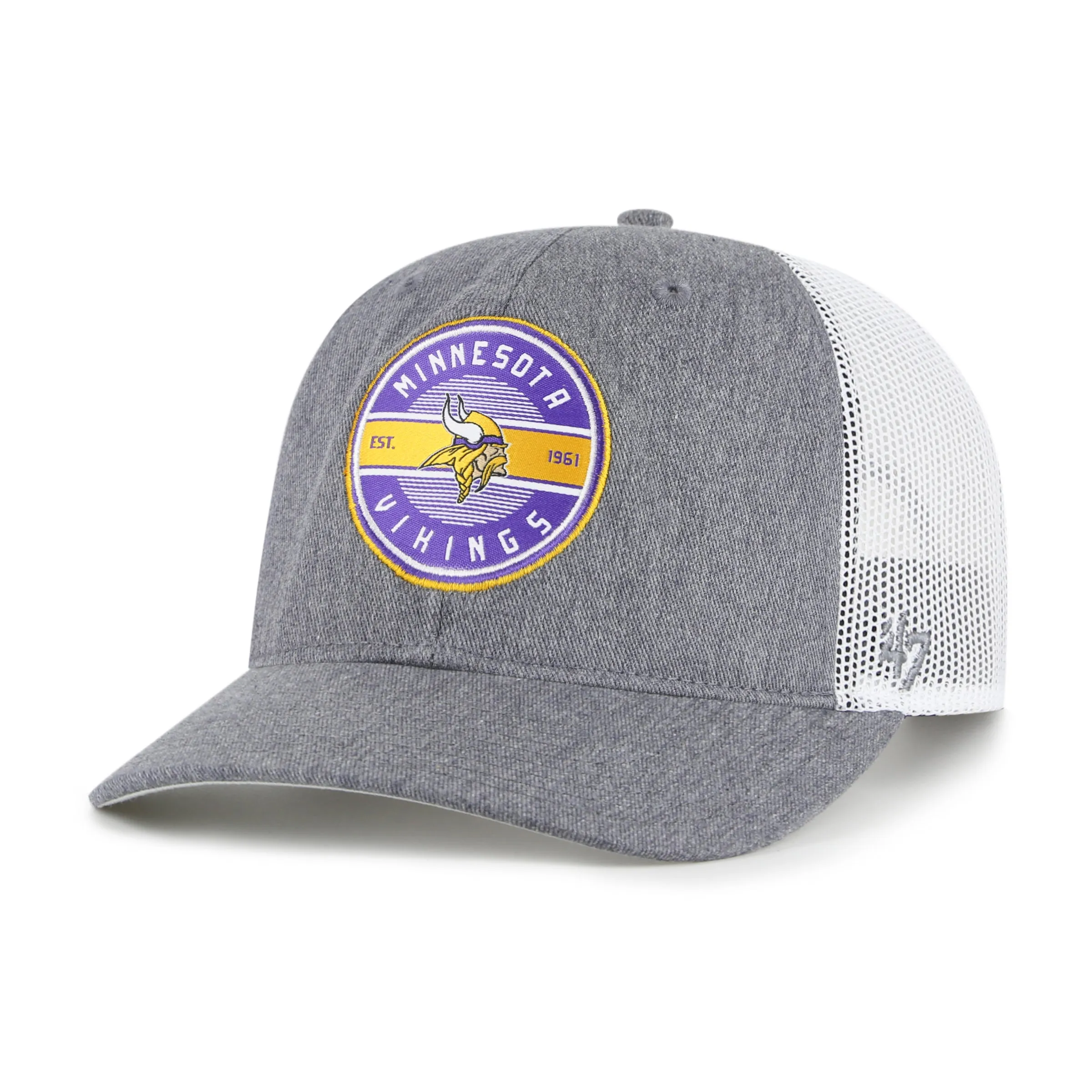 MINNESOTA VIKINGS HASH MARK '47 TRUCKER RF RELAXED FIT sold by 47