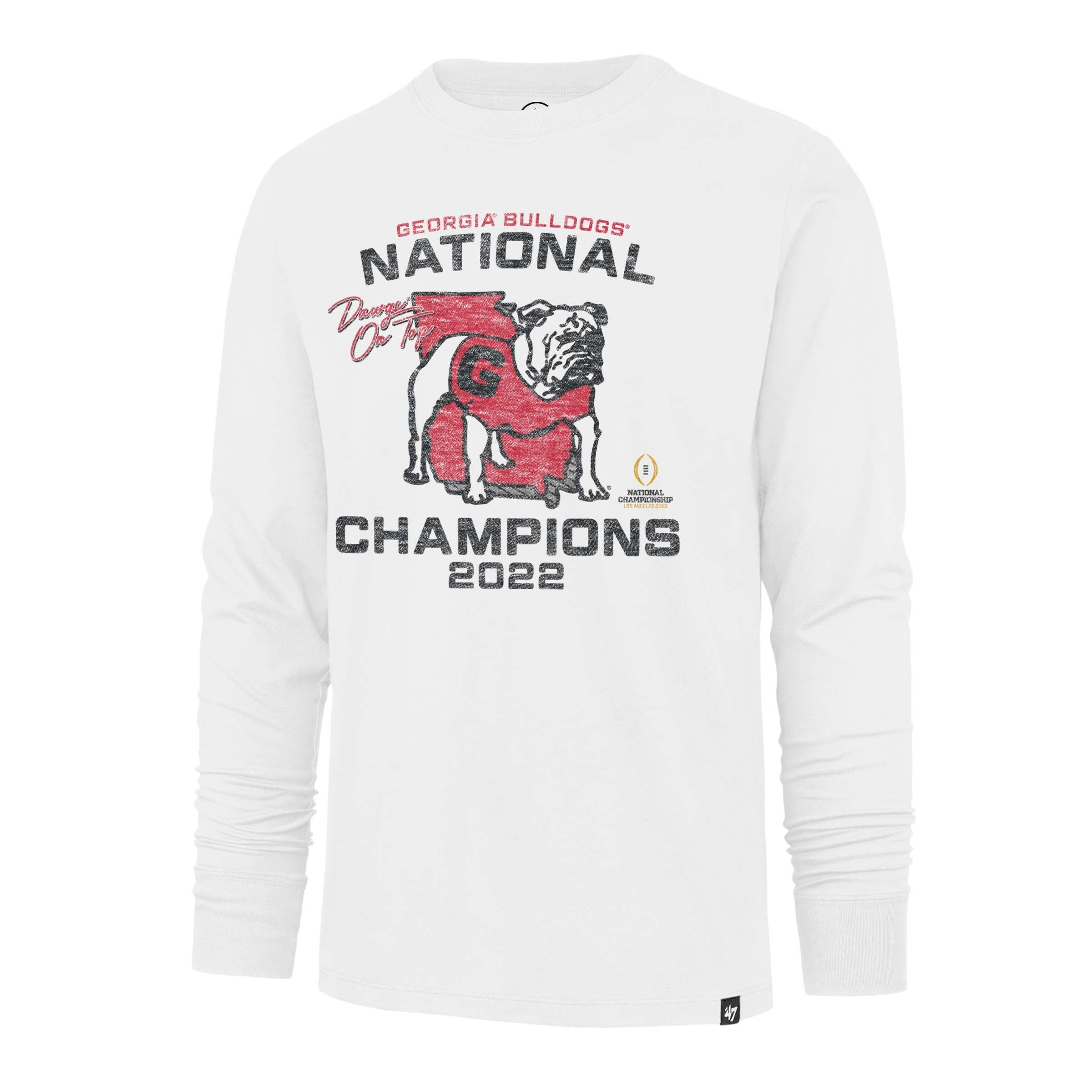GEORGIA BULLDOGS 2022 CFP NATIONAL CHAMPS LS '47 FRANKLIN TEE sold by 47