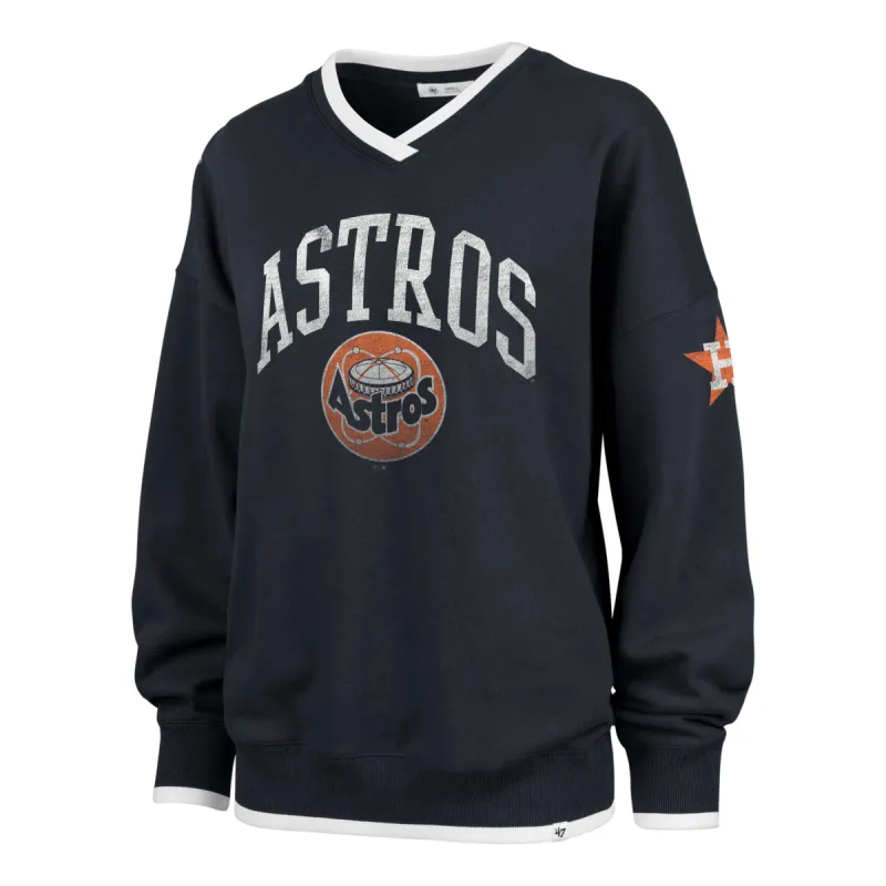 HOUSTON ASTROS COOPERSTOWN WAX PACK DAZE EIGHTIES '47 PULLOVER WOMENS sold by 47