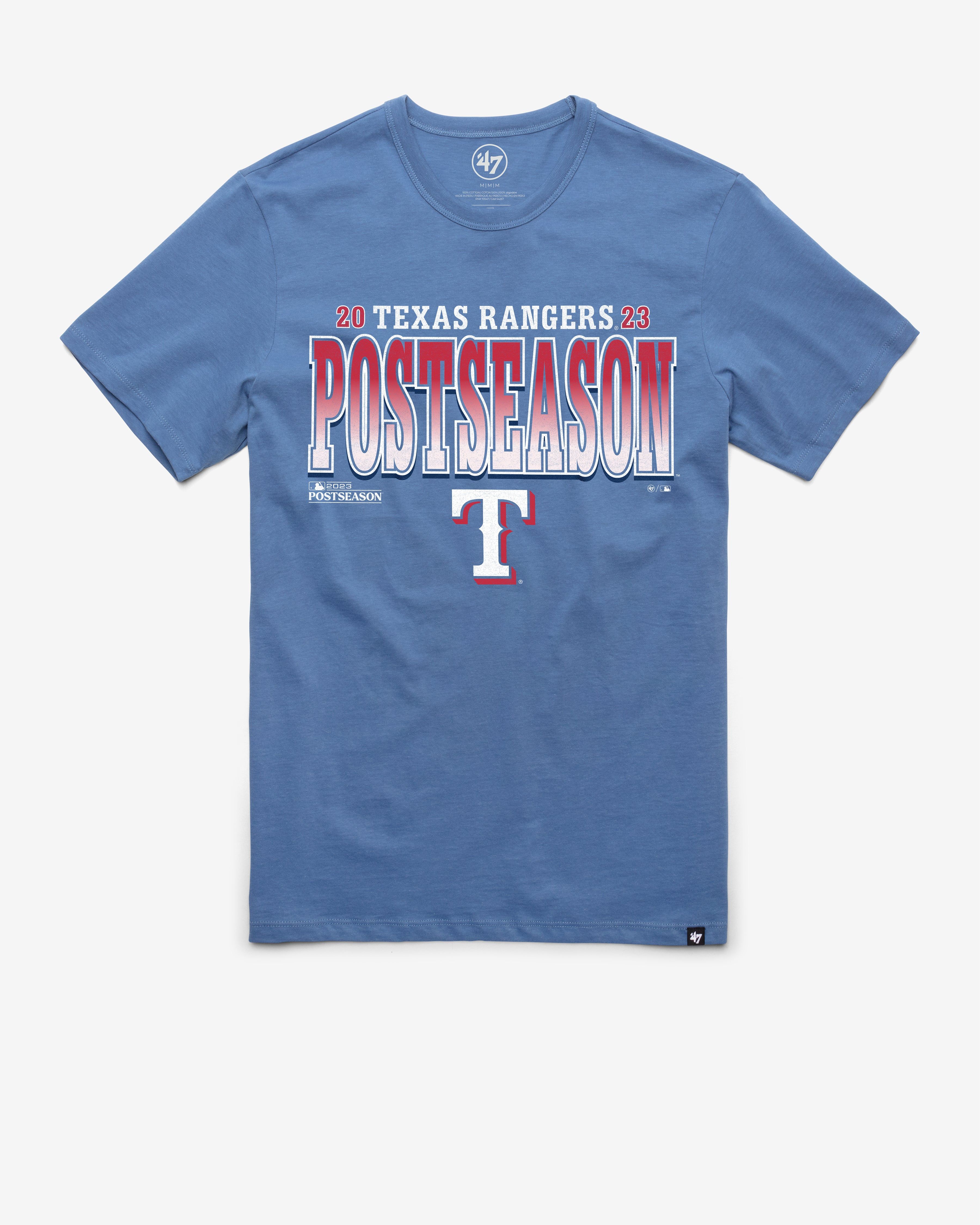 TEXAS RANGERS 2023 POSTSEASON '47 FRANKLIN TEE sold by 47