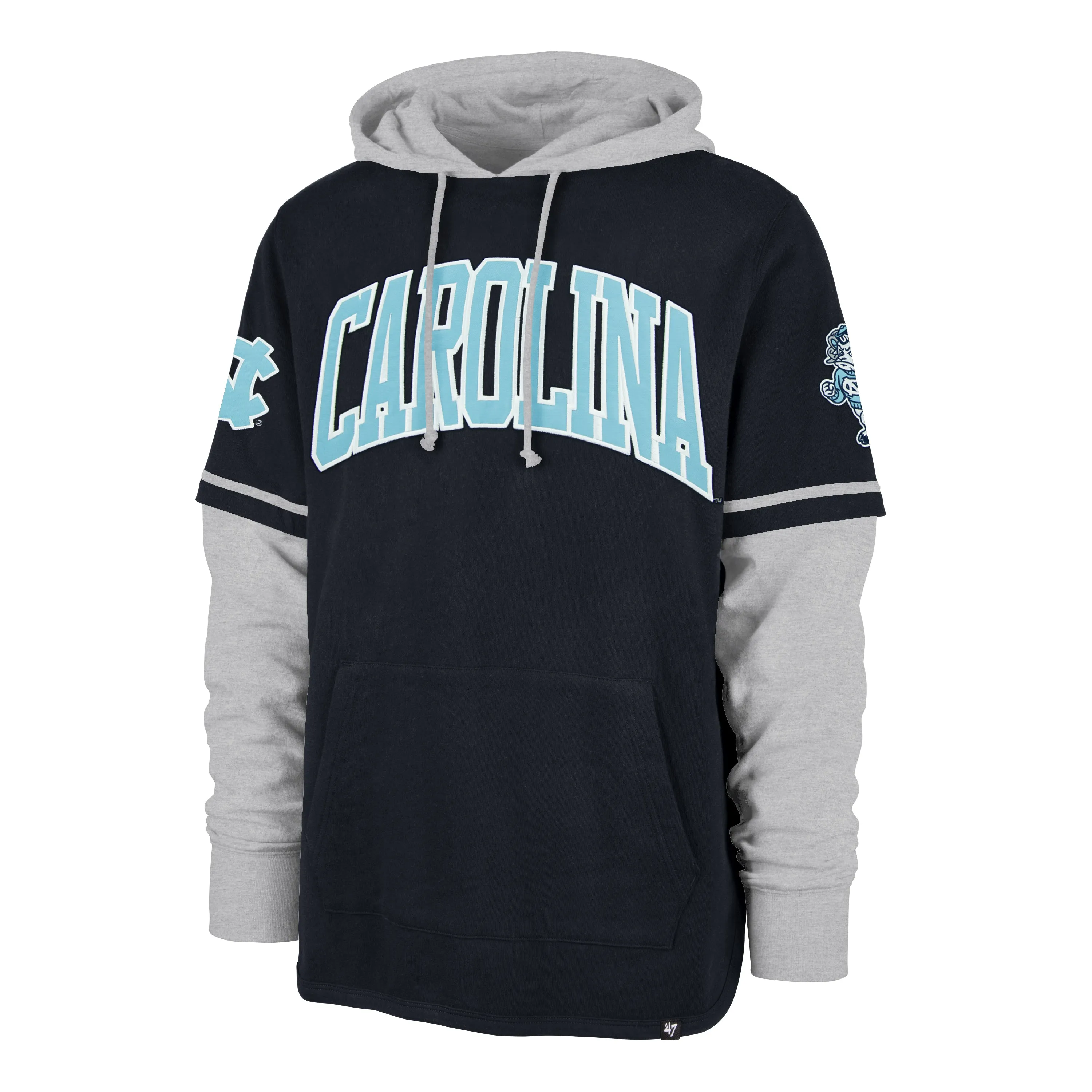 NORTH CAROLINA TAR HEELS UNC TRIFECTA '47 SHORTSTOP PULLOVER HOOD sold by 47