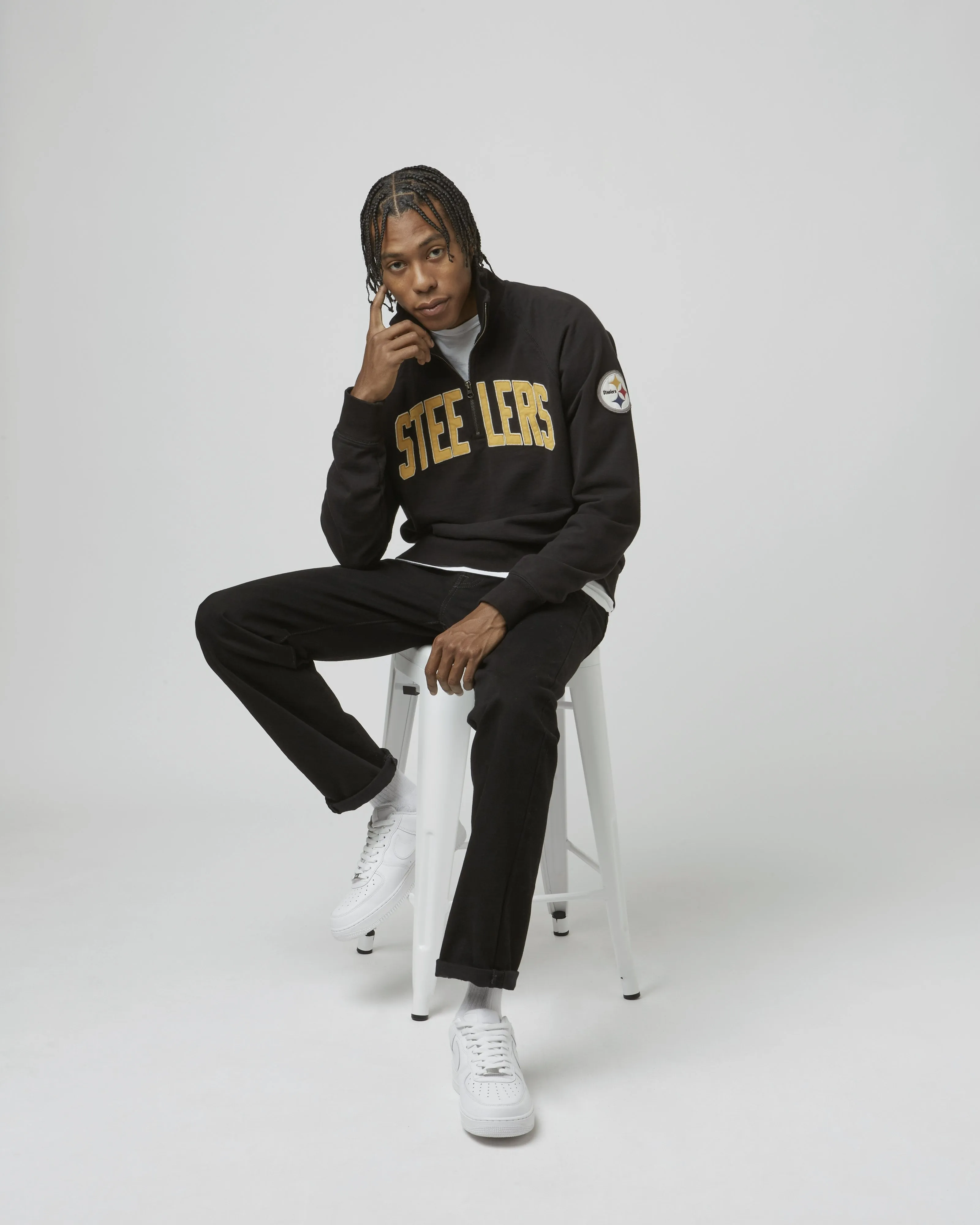 PITTSBURGH STEELERS BANKS '47 HARRIS SCRIMMAGE 1/4 ZIP sold by 47 product image thumbnail 2