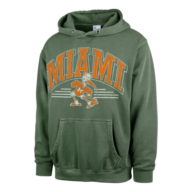 MIAMI HURRICANES SUN FADE '47 PIERCE HOOD sold by 47