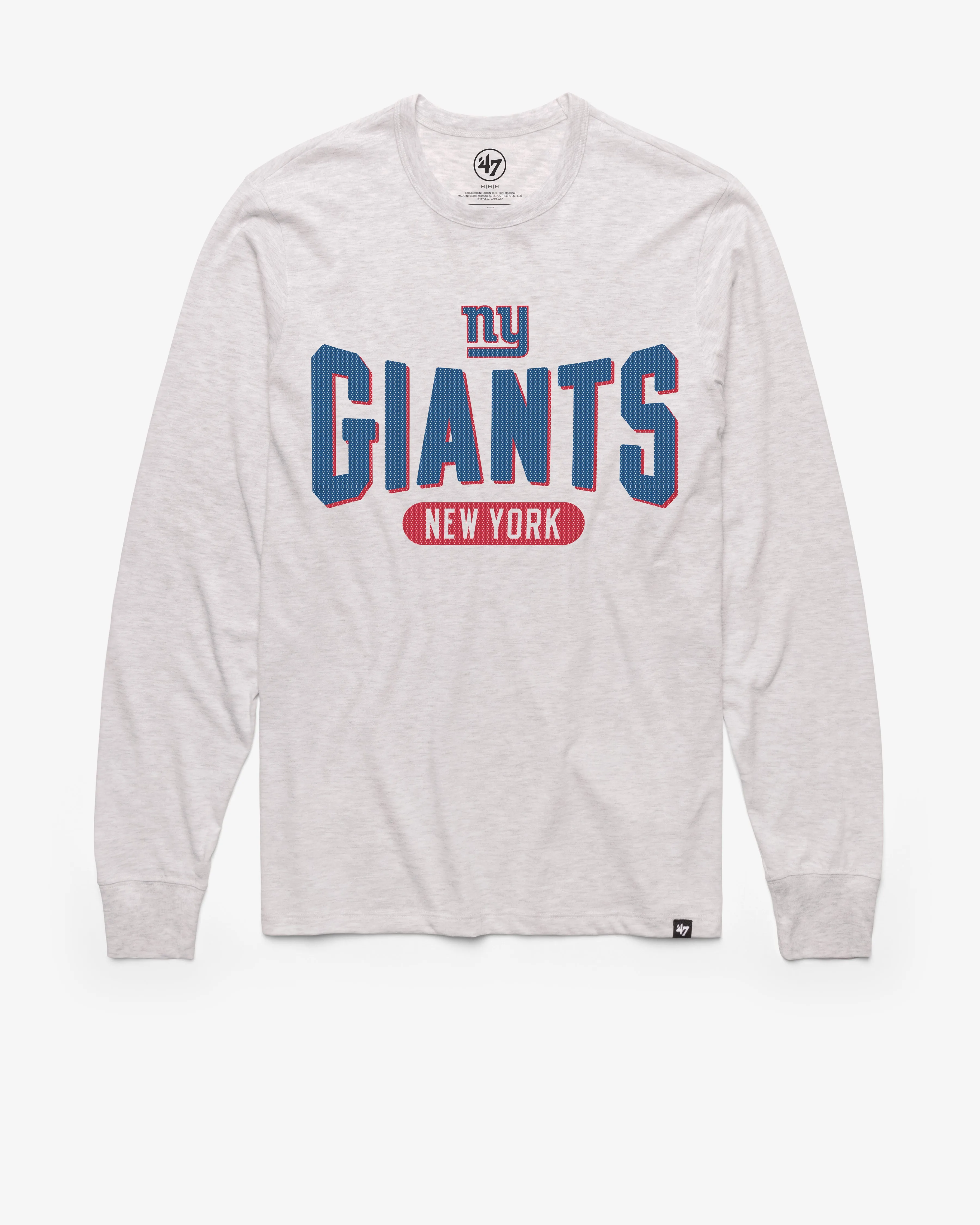 NEW YORK GIANTS OUTSTRETCH '47 FRANKLIN LONG SLEEVE TEE sold by 47
