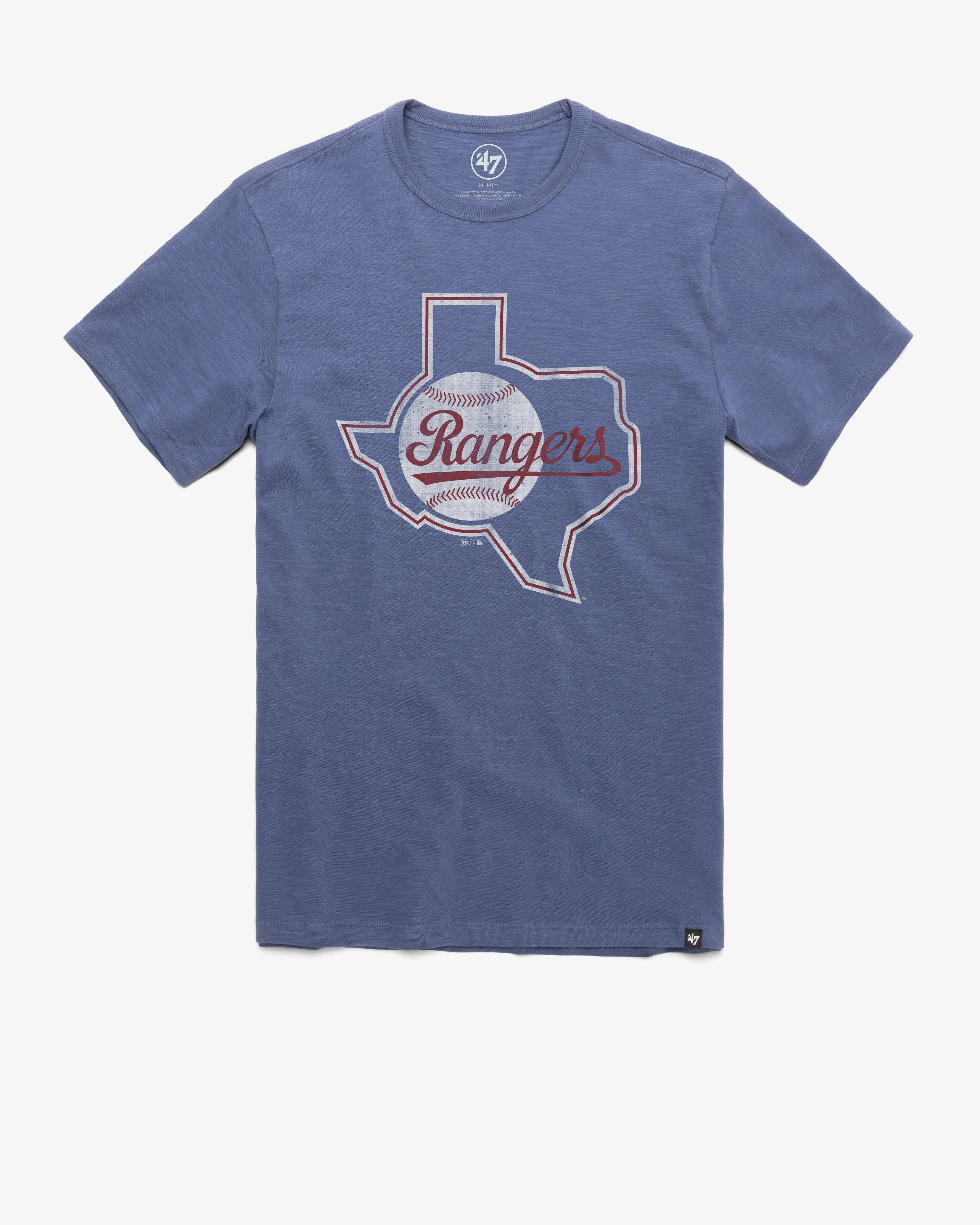 TEXAS RANGERS COOPERSTOWN GRIT '47 SCRUM TEE sold by 47