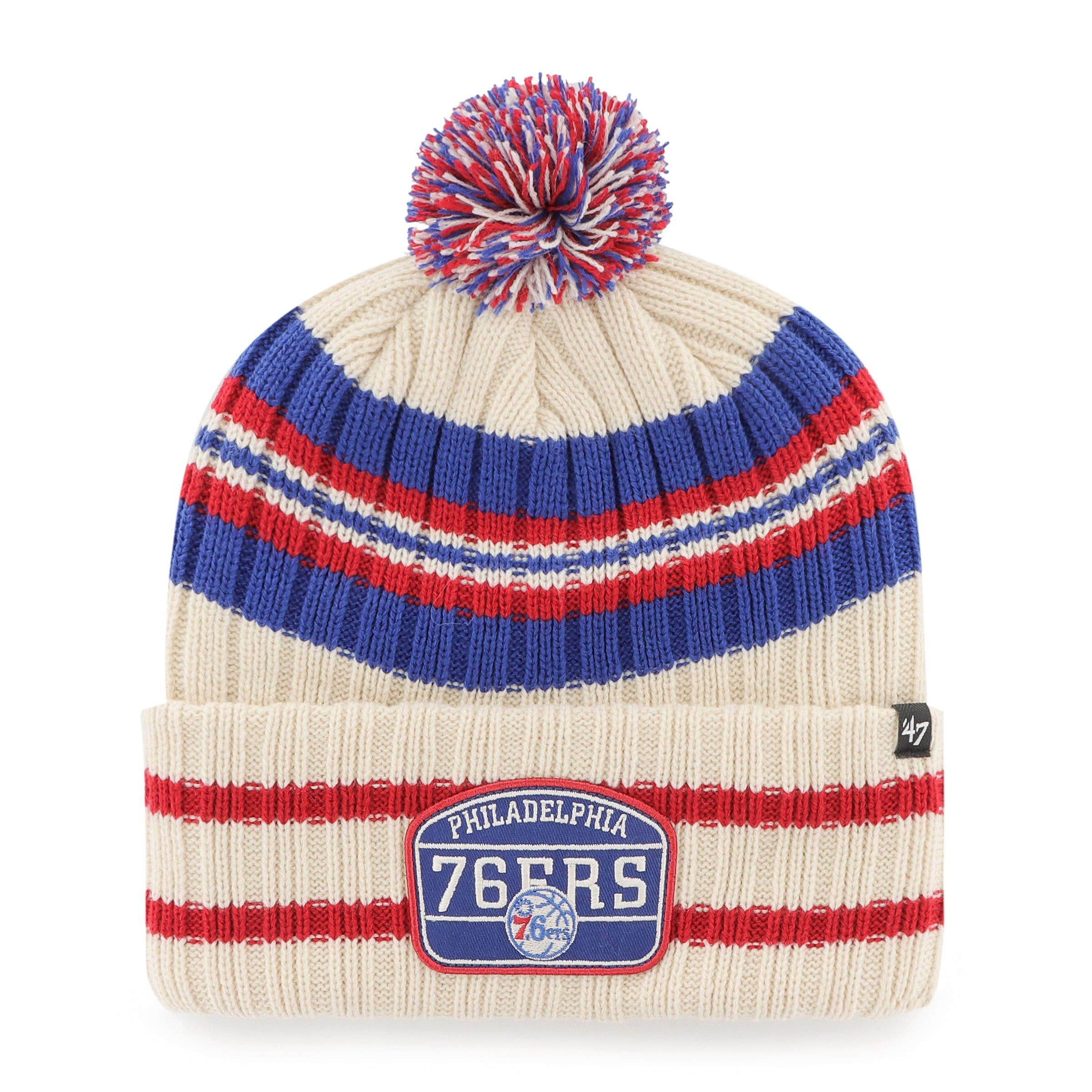 PHILADELPHIA 76ERS HONE PATCH 47 CUFF KNIT sold by 47