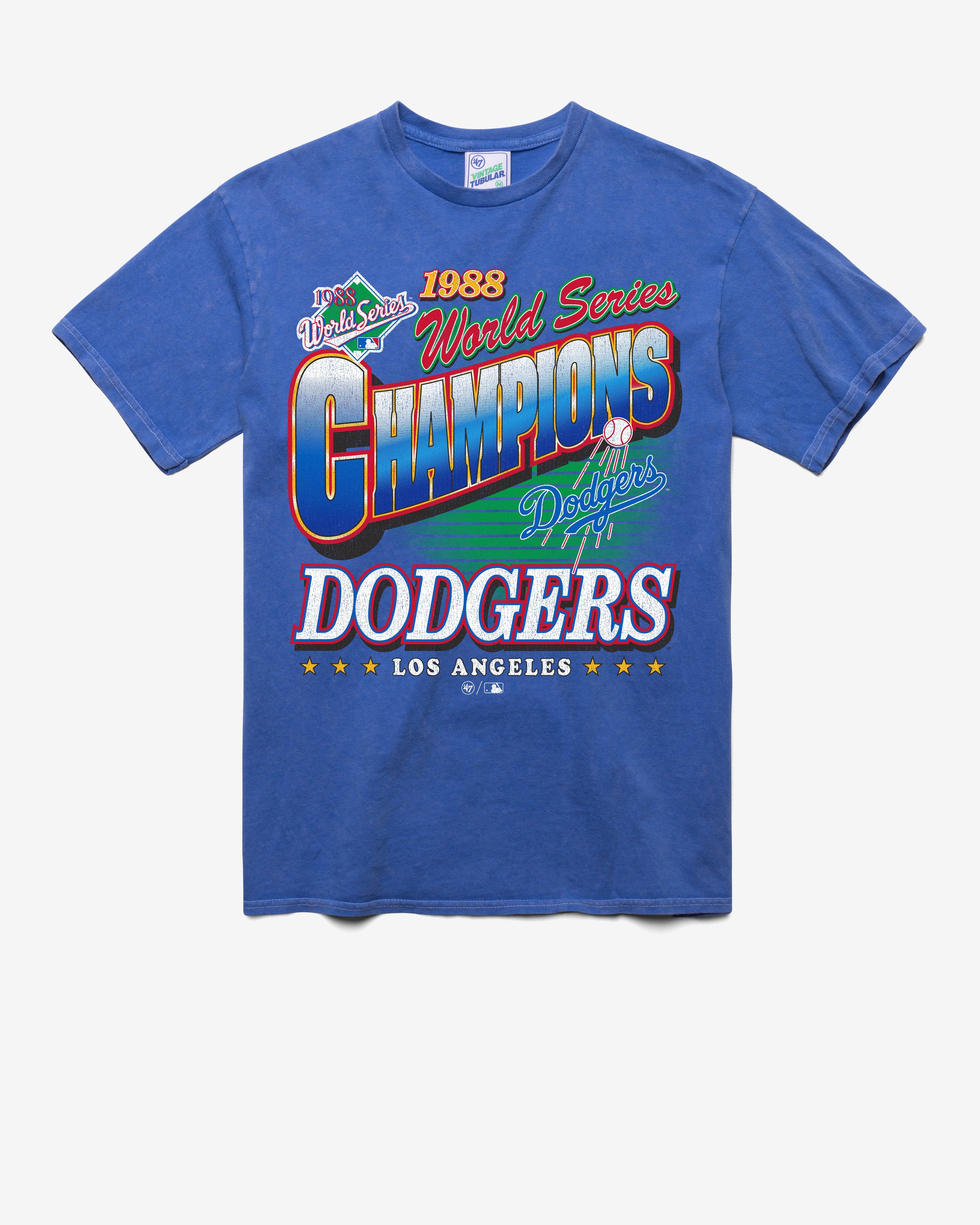 LOS ANGELES DODGERS COOPERSTOWN WORLD SERIES LOCKER VINTAGE '47 TUBULAR TEE sold by 47