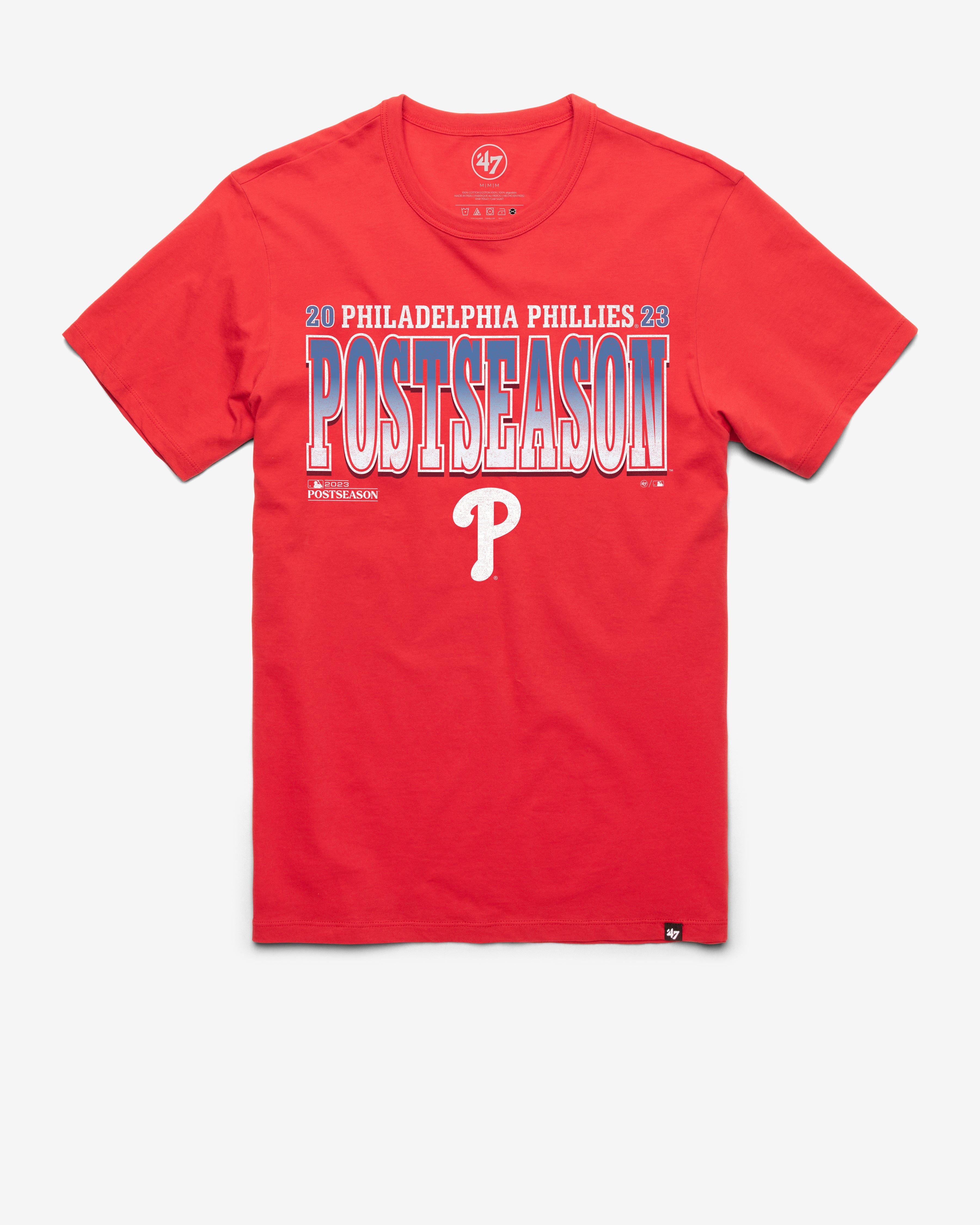 PHILADELPHIA PHILLIES PLAYOFFS PLAYOFF '47 FRANKLIN TEE sold by 47