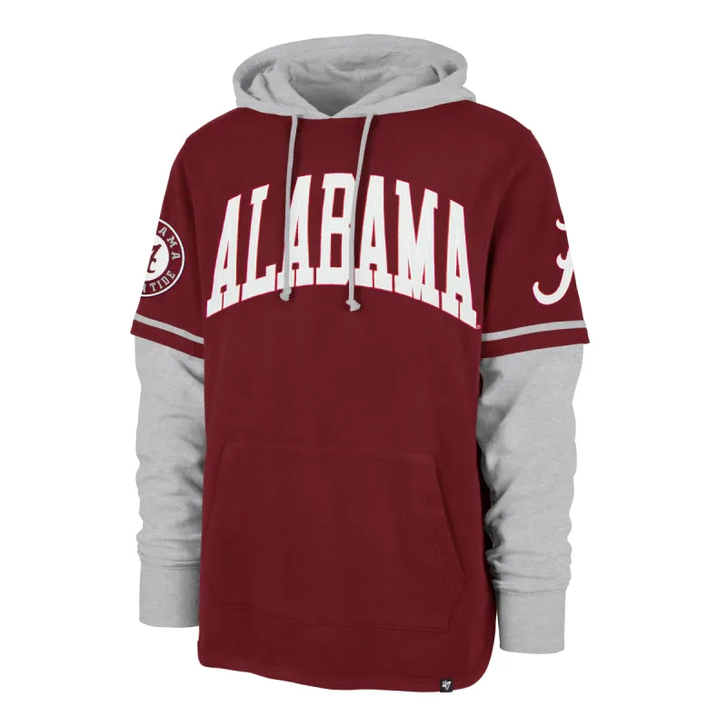 ALABAMA CRIMSON TIDE TRIFECTA '47 SHORTSTOP PULLOVER HOOD sold by 47