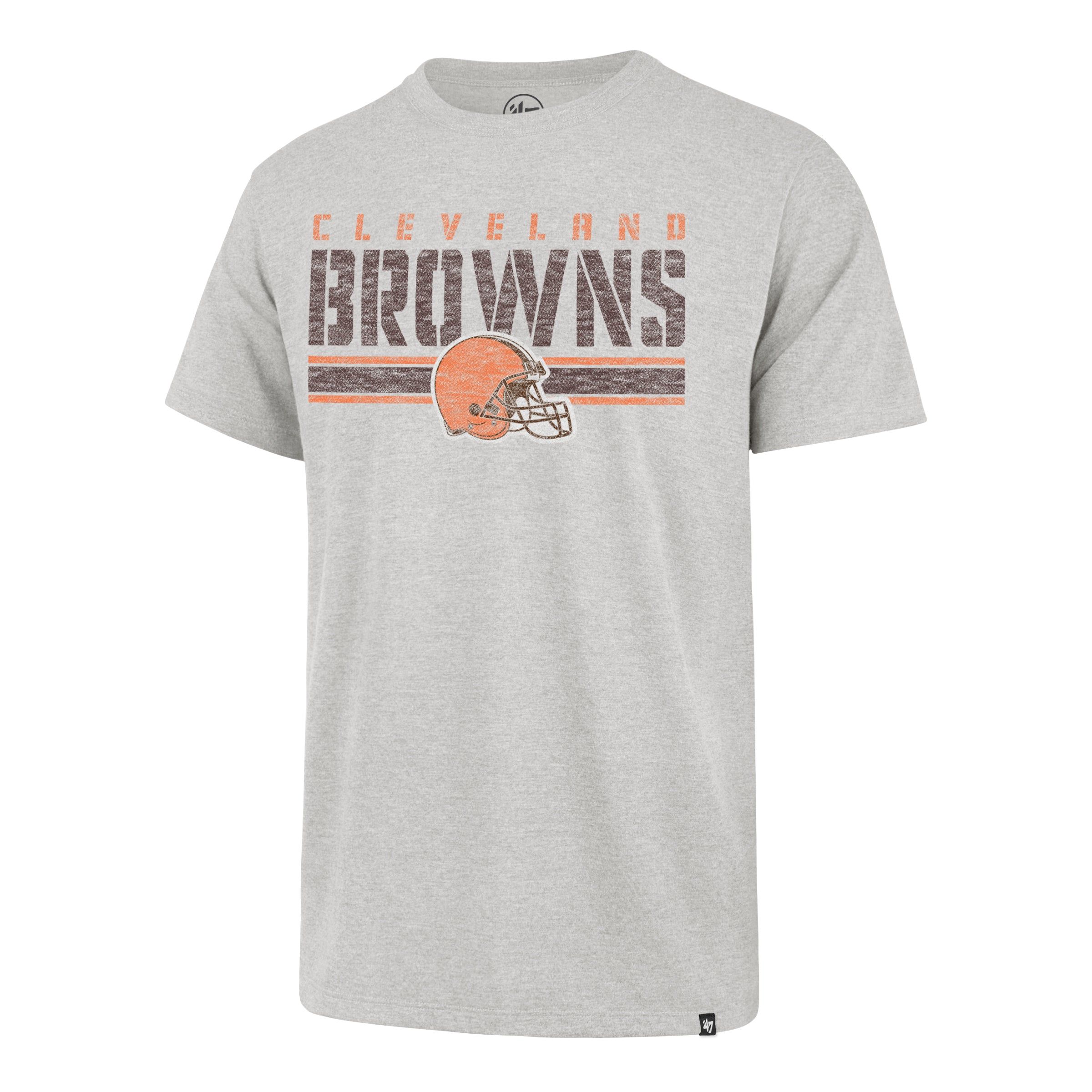 CLEVELAND BROWNS STRIPE THRU '47 FRANKLIN TEE sold by 47