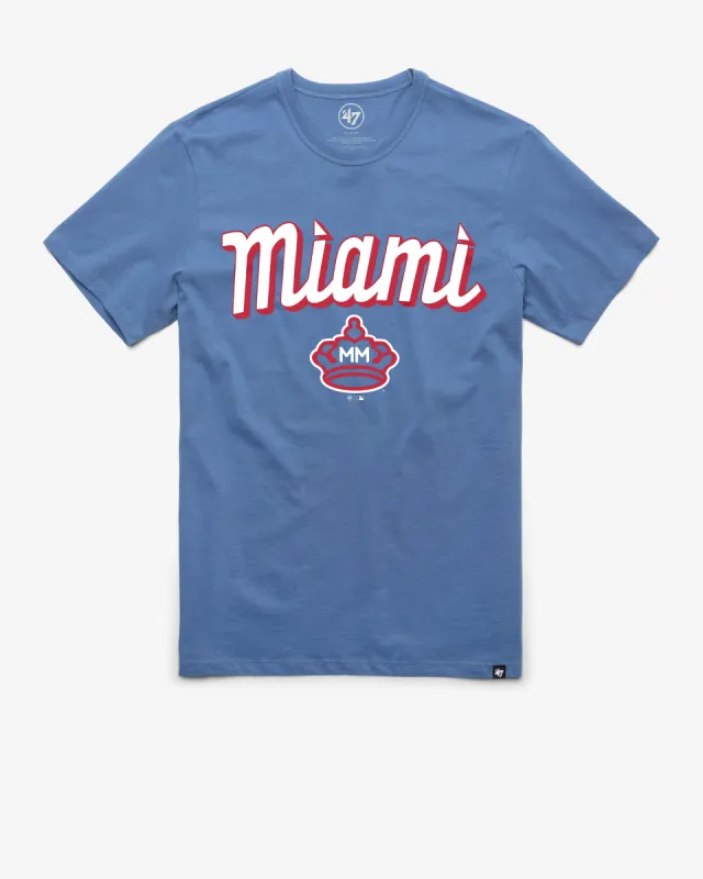 MIAMI MARLINS CITY CONNECT PREGAME '47 FRANKLIN TEE sold by 47