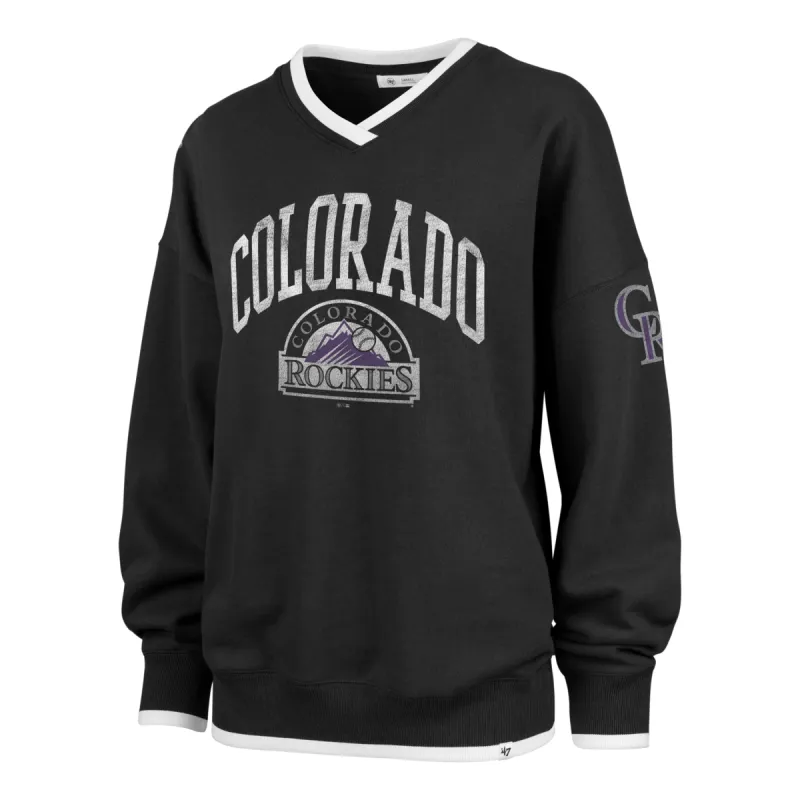 COLORADO ROCKIES COOPERSTOWN WAX PACK DAZE EIGHTIES '47 PULLOVER WOMENS sold by 47
