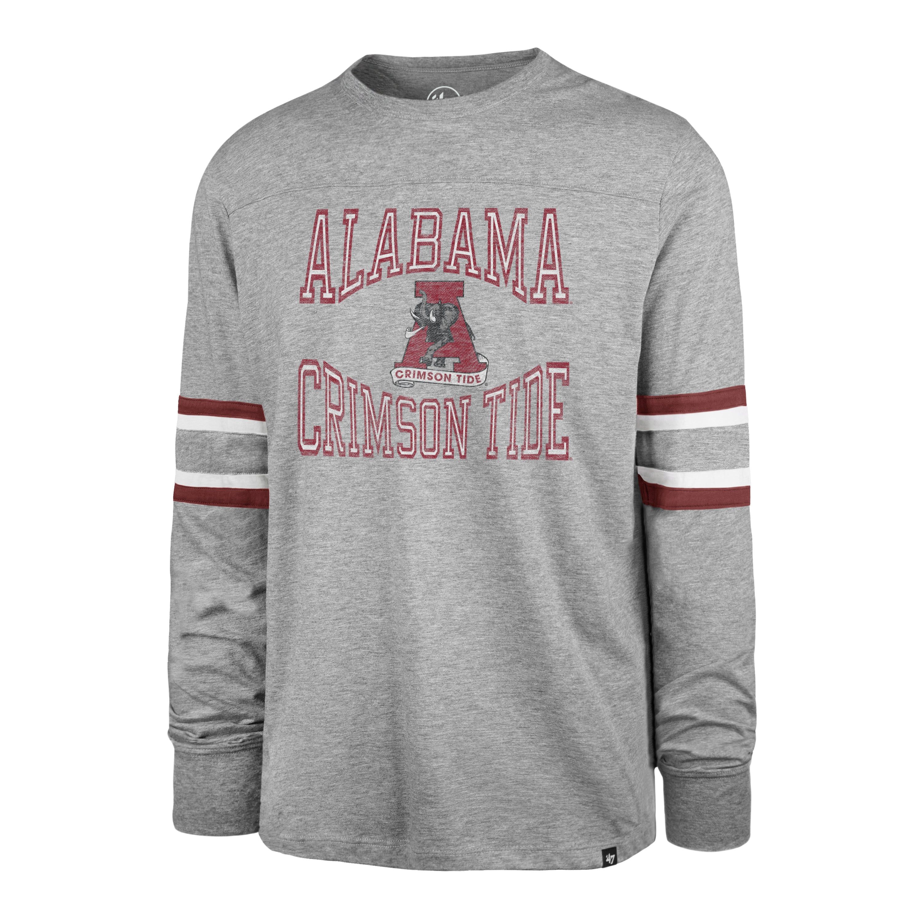 ALABAMA CRIMSON TIDE VINTAGE COVER TWO '47 BREX LONG SLEEVE TEE sold by 47