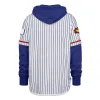 KANSAS JAYHAWKS PINSTRIPE '47 SHORTSTOP PULLOVER HOOD sold by 47