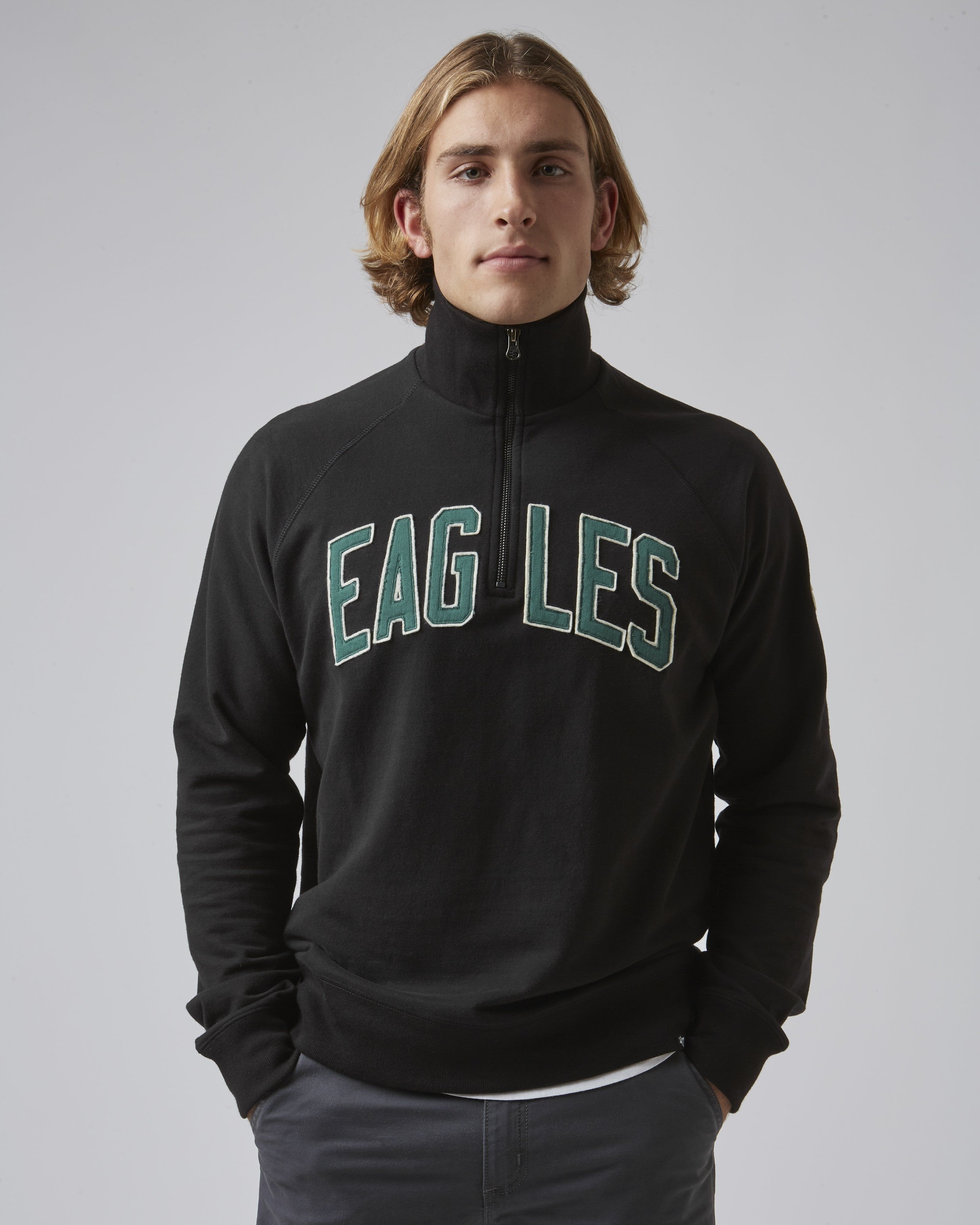 PHILADELPHIA EAGLES BANKS '47 HARRIS SCRIMMAGE 1/4 ZIP sold by 47 product image thumbnail 3