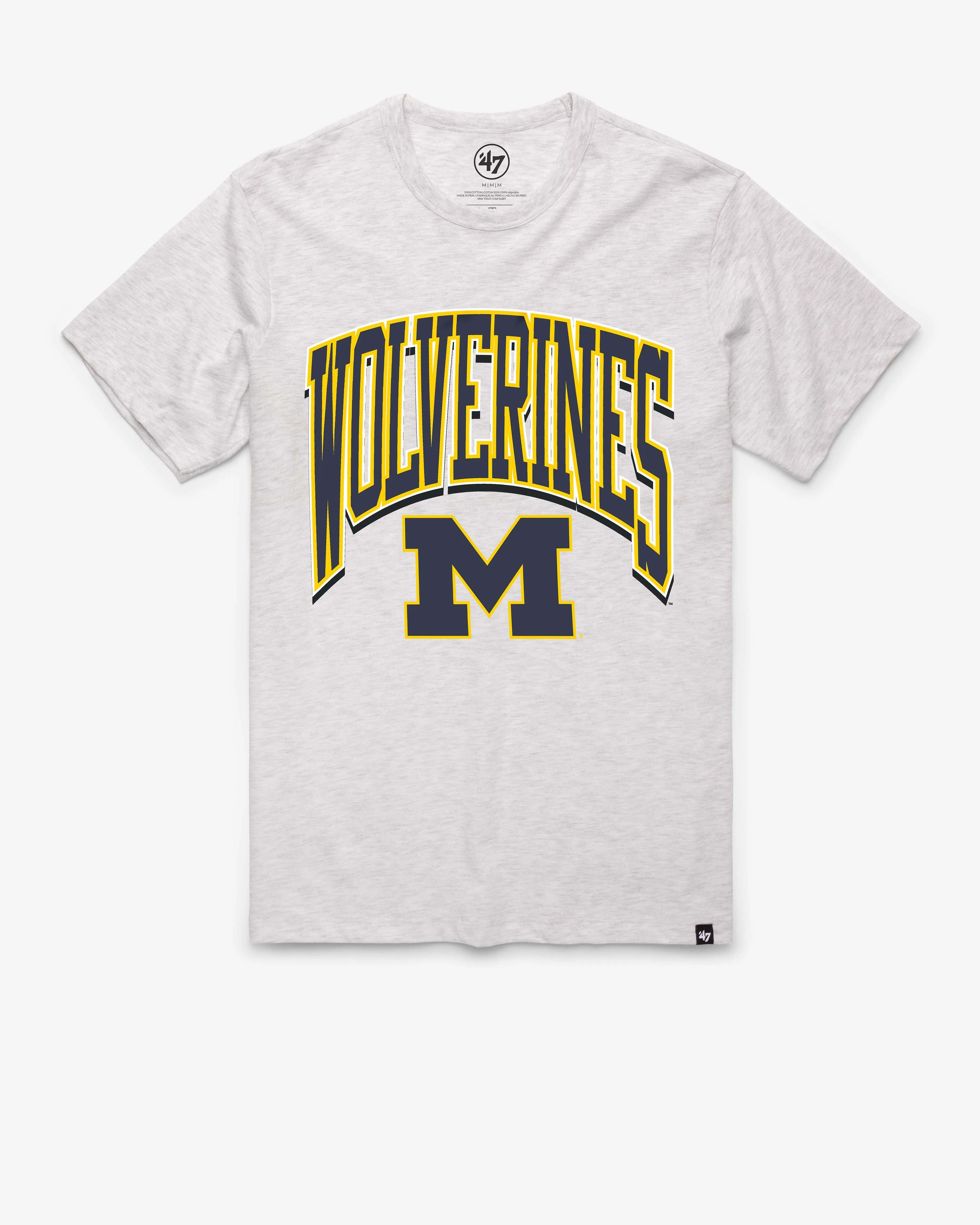 MICHIGAN WOLVERINES WALK TALL '47 FRANKLIN TEE sold by 47