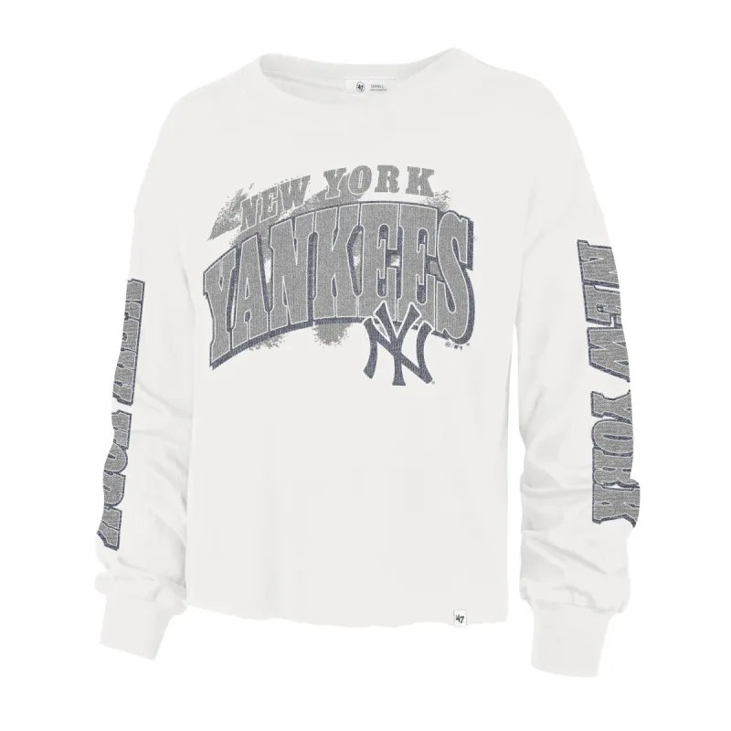NEW YORK YANKEES BRUSH BACK '47 PARKWAY LONG SLEEVE TEE WOMENS sold by 47