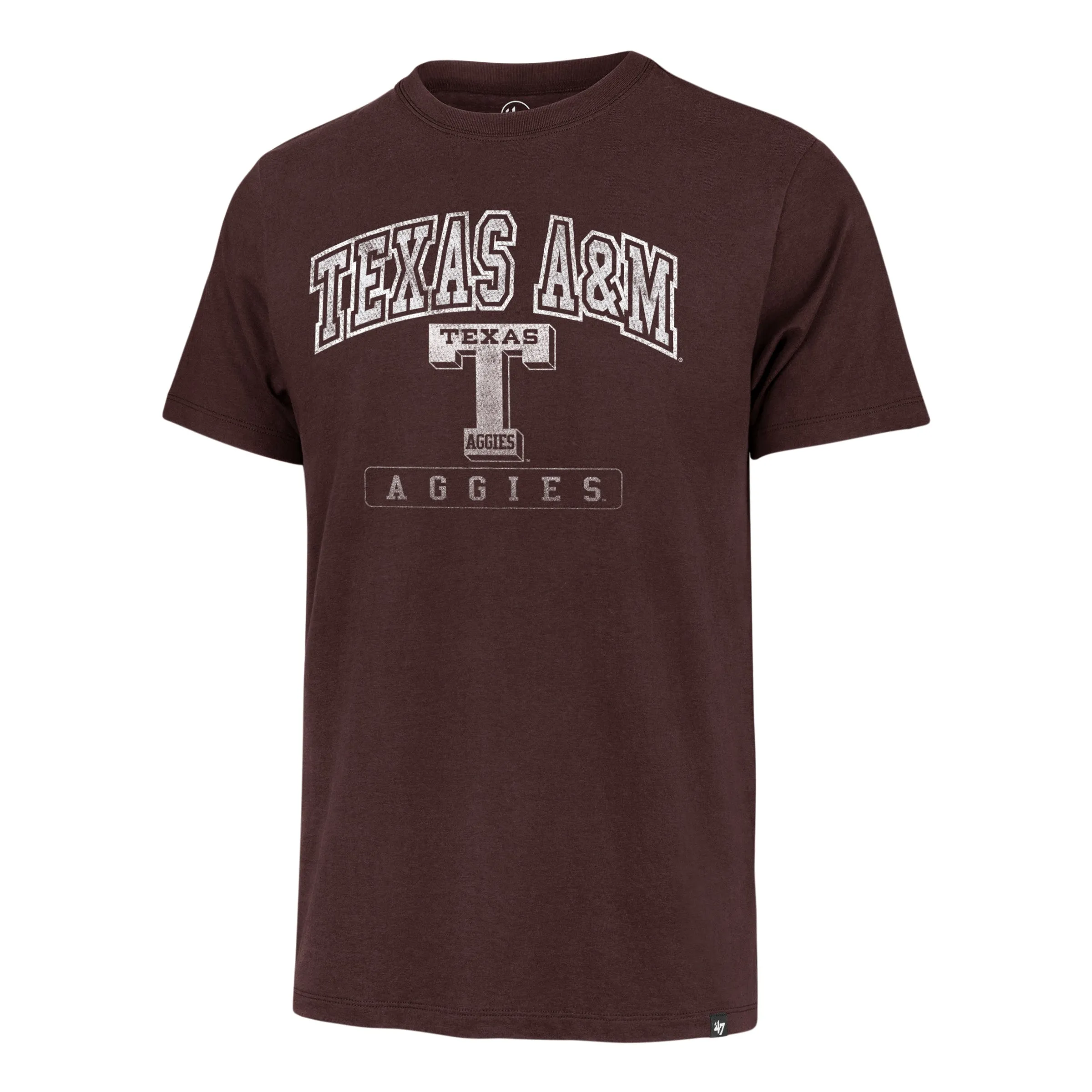 TEXAS A&M AGGIES VINTAGE MONO TONE '47 FRANKLIN TEE sold by 47