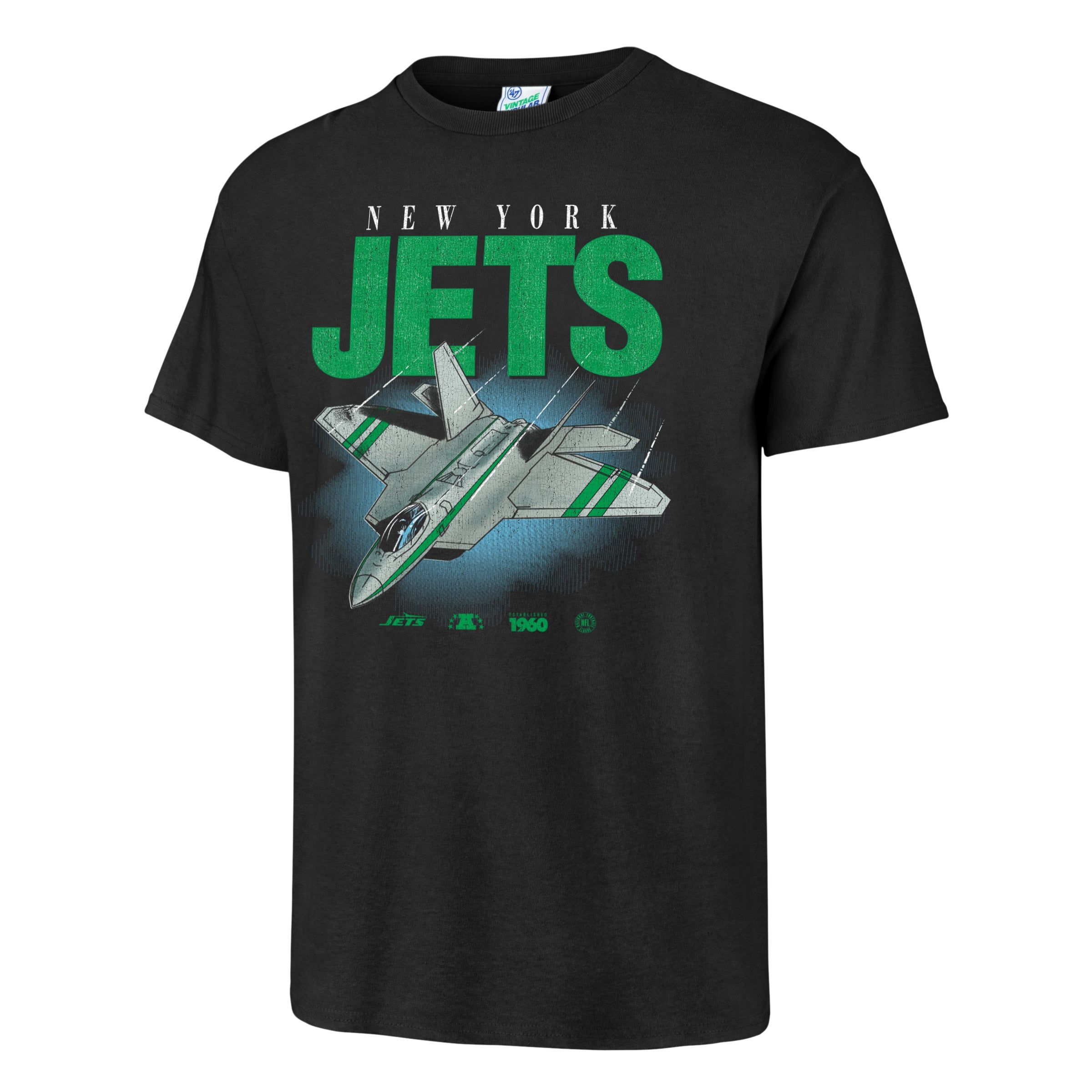 NEW YORK JETS HISTORIC WITNESS TRADITION VINTAGE '47 TUBULAR TEE sold by 47