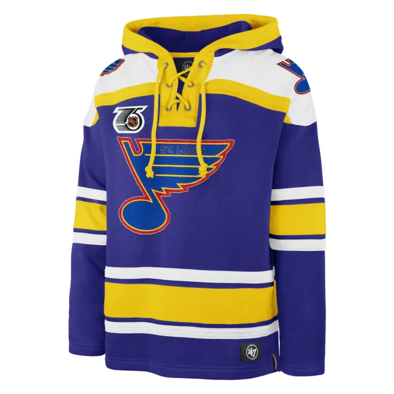 ST. LOUIS BLUES VINTAGE RETRO FREEZE SUPERIOR '47 LACER HOOD sold by 47