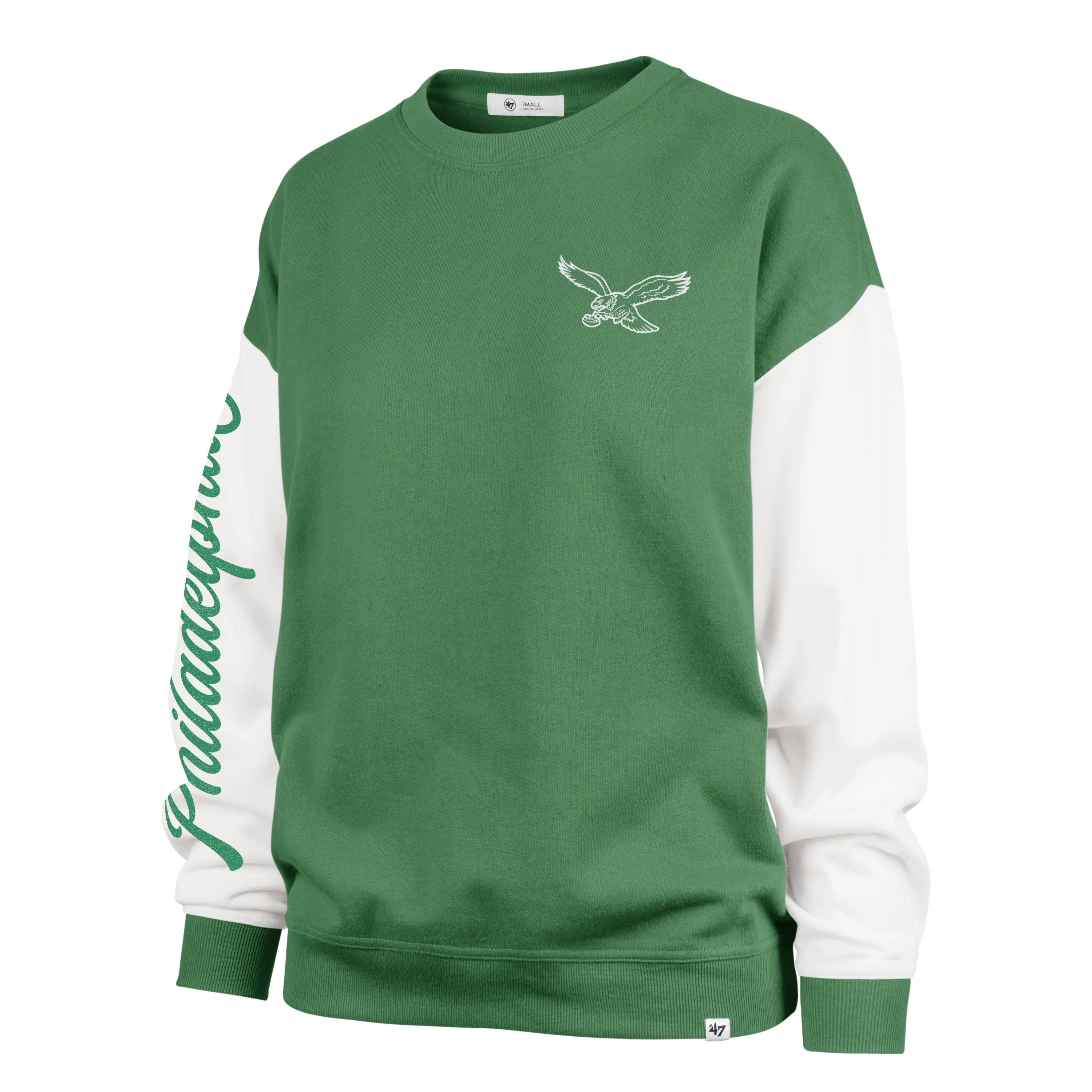 PHILADELPHIA EAGLES HISTORIC GRIDIRON RISE '47 ANDIE CREW WOMENS sold by 47