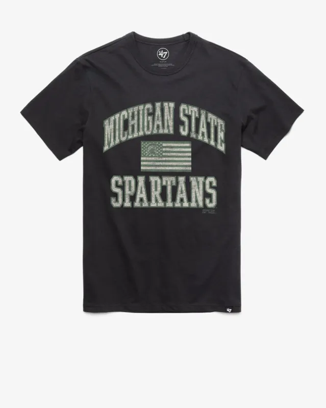 MICHIGAN STATE SPARTANS OPERATION HAT TRICK OHT MAJOR '47 FRANKLIN TEE sold by 47