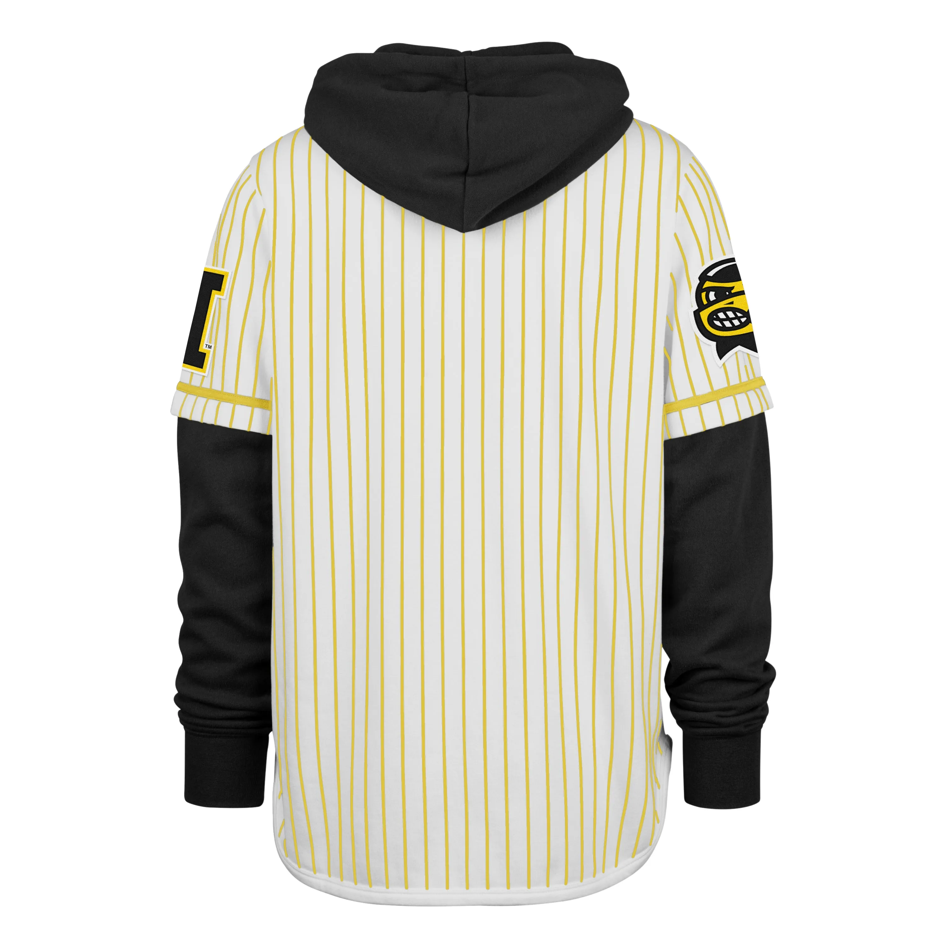 IOWA HAWKEYES PINSTRIPE '47 SHORTSTOP PULLOVER HOOD sold by 47 product image thumbnail 2