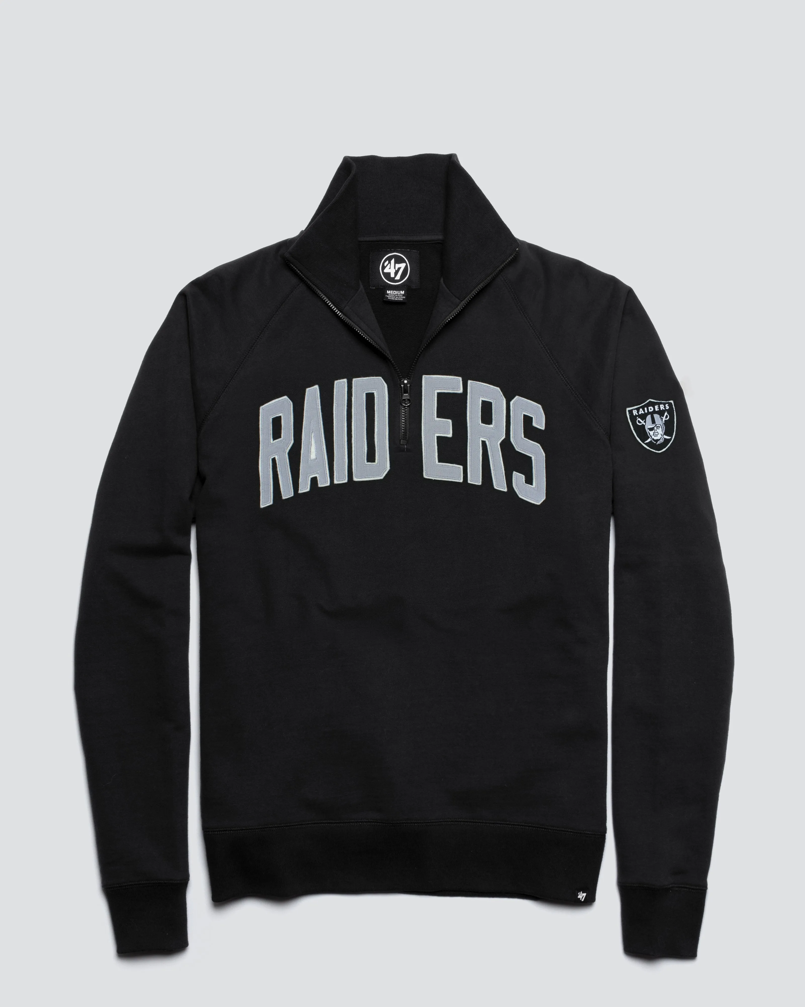 LAS VEGAS RAIDERS BANKS '47 HARRIS SCRIMMAGE 1/4 ZIP sold by 47