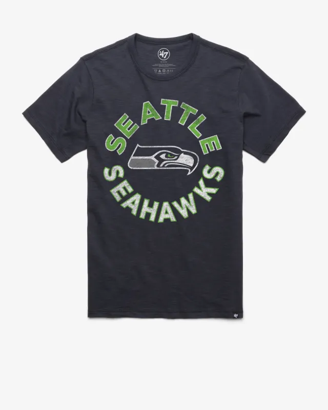 SEATTLE SEAHAWKS ROUNDED '47 SCRUM TEE sold by 47
