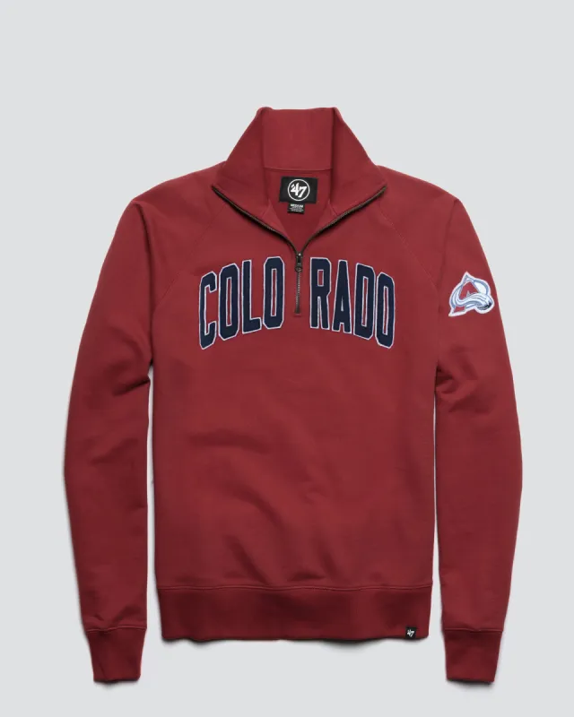 COLORADO AVALANCHE BANKS '47 HARRIS SCRIMMAGE 1/4 ZIP sold by 47