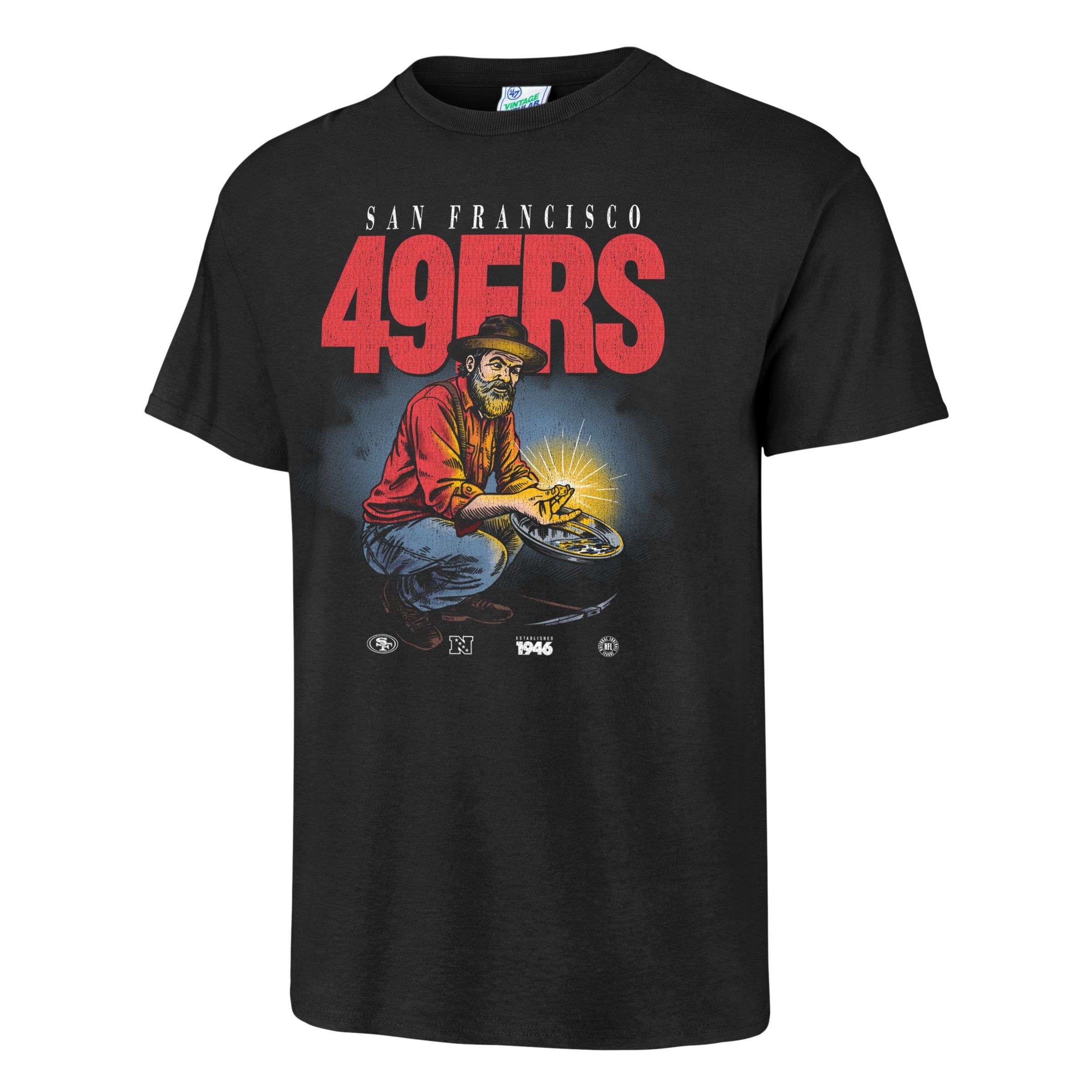 SAN FRANCISCO 49ERS WITNESS TRADITION VINTAGE '47 TUBULAR TEE sold by 47