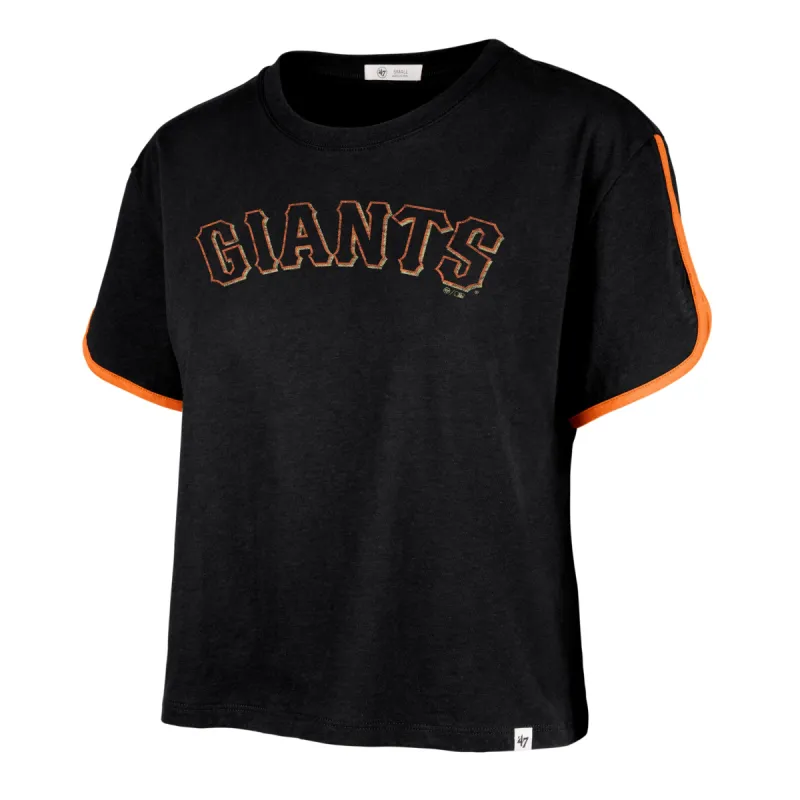 SAN FRANCISCO GIANTS PREMIER WORDMARK '47 DOLPHIN HEM CROP WOMENS sold by 47