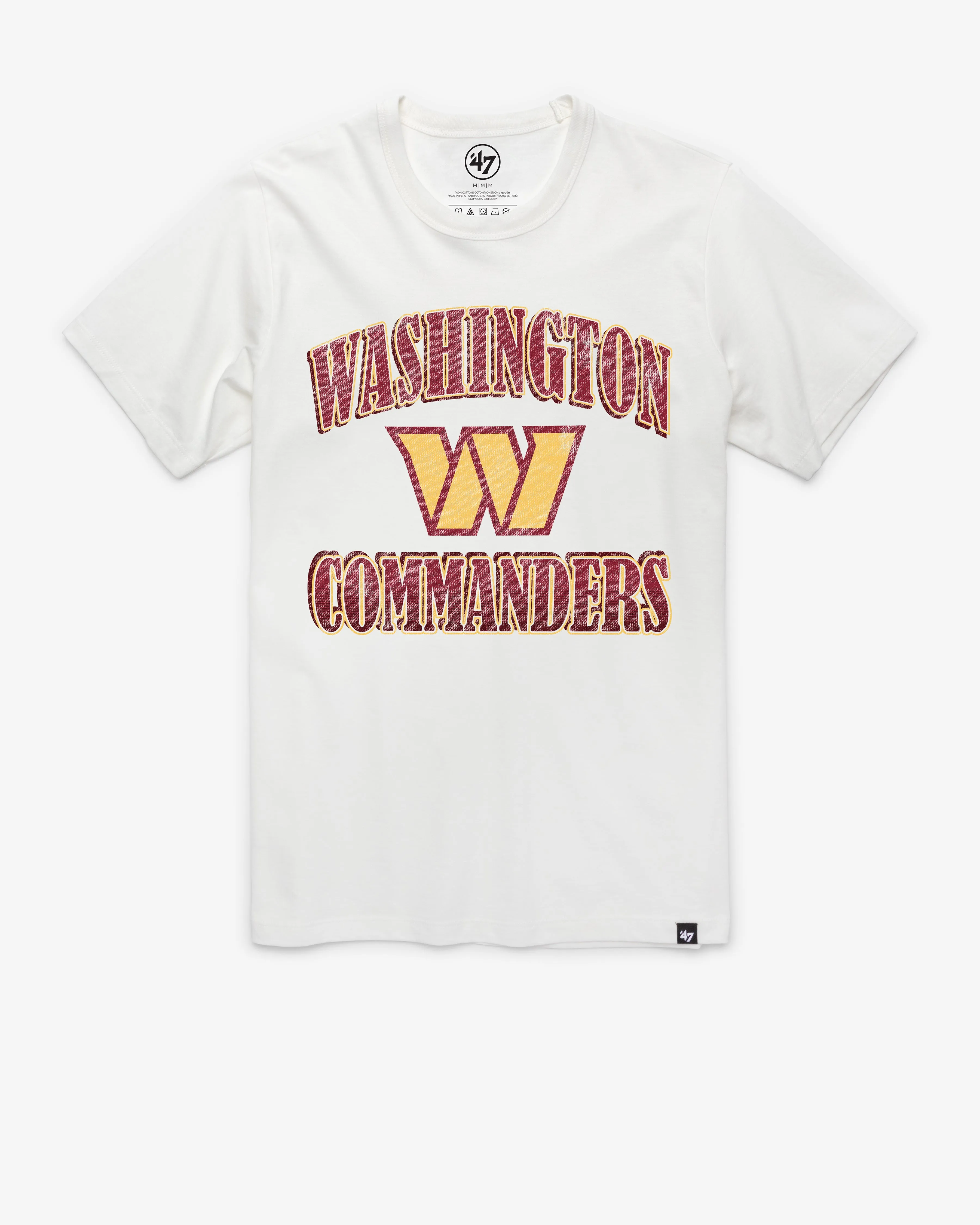 WASHINGTON COMMANDERS OVERRUN '47 FRANKLIN TEE sold by 47