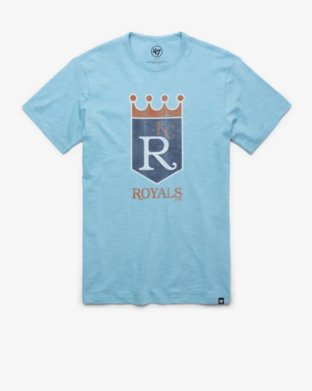 KANSAS CITY ROYALS COOPERSTOWN GRIT '47 SCRUM TEE sold by 47