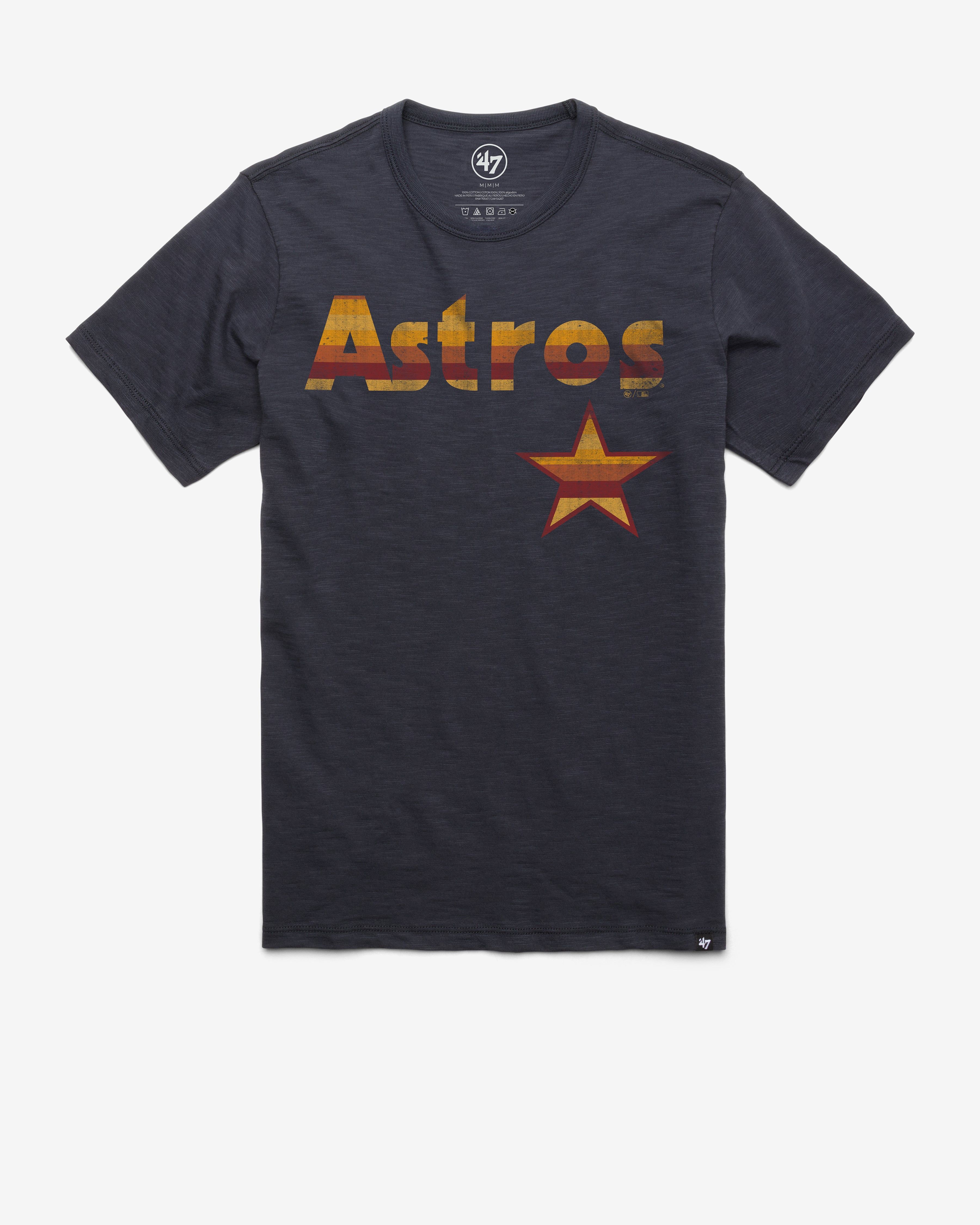 HOUSTON ASTROS COOPERSTOWN GRIT WORDMARK '47 SCRUM TEE sold by 47