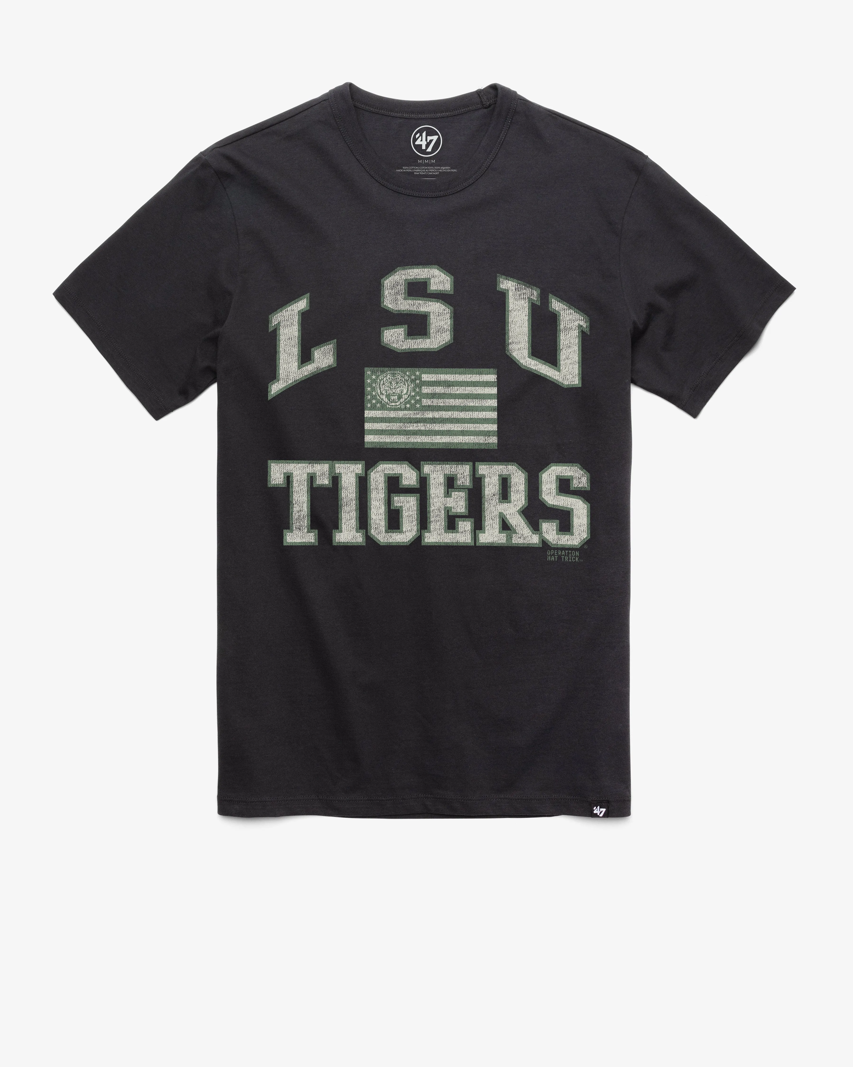 LOUISIANA STATE TIGERS LSU OPERATION HAT TRICK OHT MAJOR '47 FRANKLIN TEE sold by 47