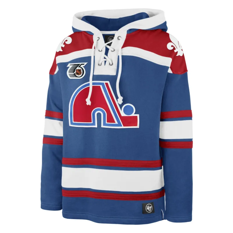 QUEBEC NORDIQUES VINTAGE RETRO FREEZE SUPERIOR '47 LACER HOOD sold by 47