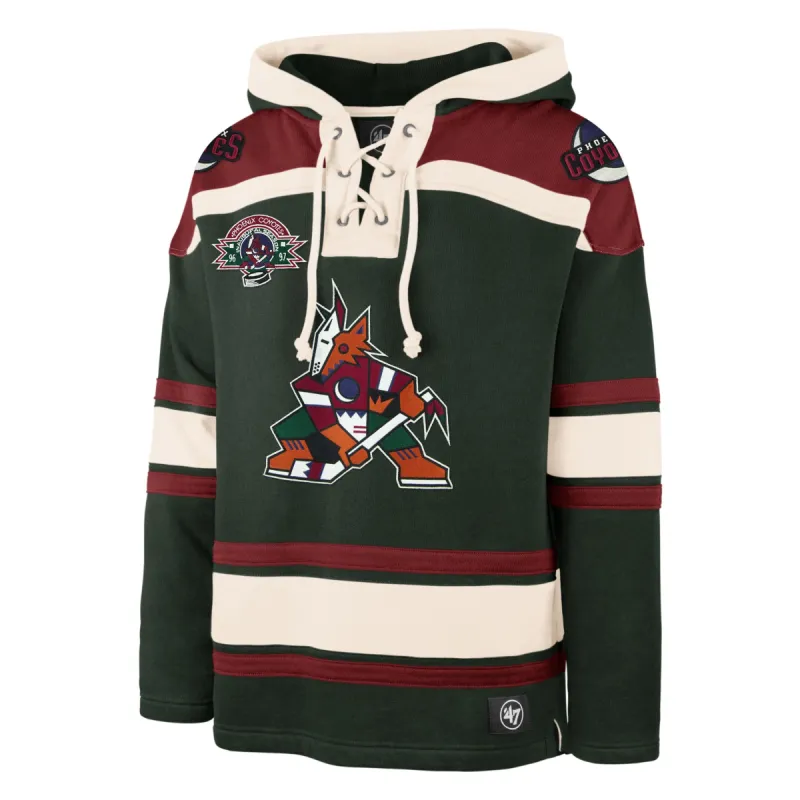 ARIZONA COYOTES VINTAGE RETRO FREEZE SUPERIOR '47 LACER HOOD sold by 47