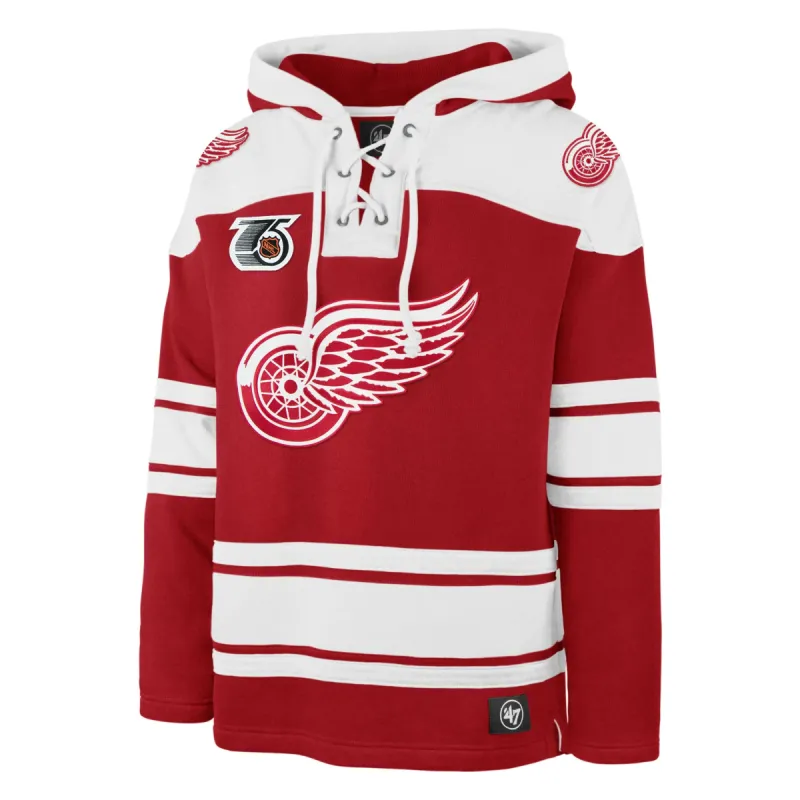 DETROIT RED WINGS RETRO FREEZE SUPERIOR '47 LACER HOOD sold by 47