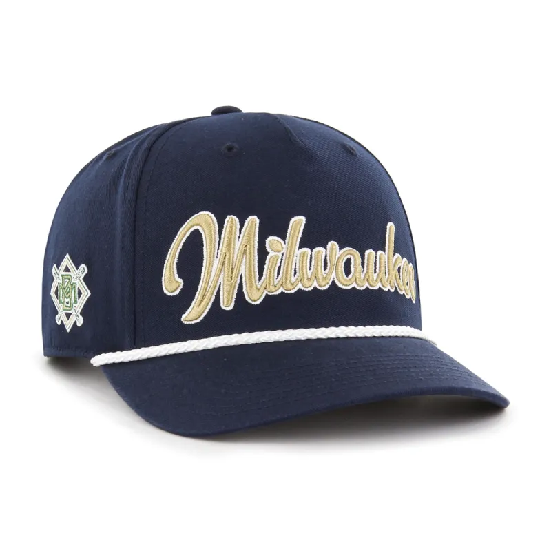 MILWAUKEE BREWERS COOPERSTOWN OVERHAND SCRIPT '47 MVP DV sold by 47