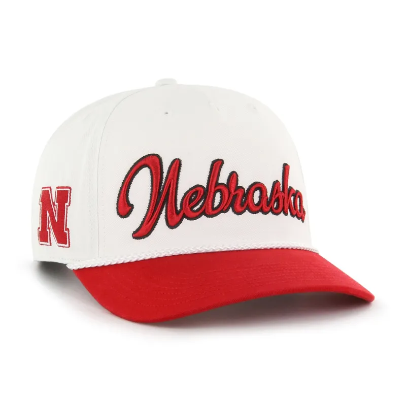 NEBRASKA CORNHUSKERS OVERHAND SCRIPT TWO TONE '47 MVP DV sold by 47