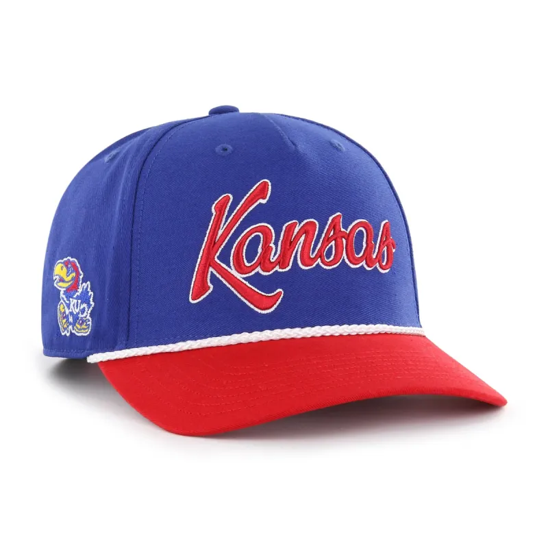 KANSAS JAYHAWKS OVERHAND SCRIPT TWO TONE '47 MVP DV sold by 47