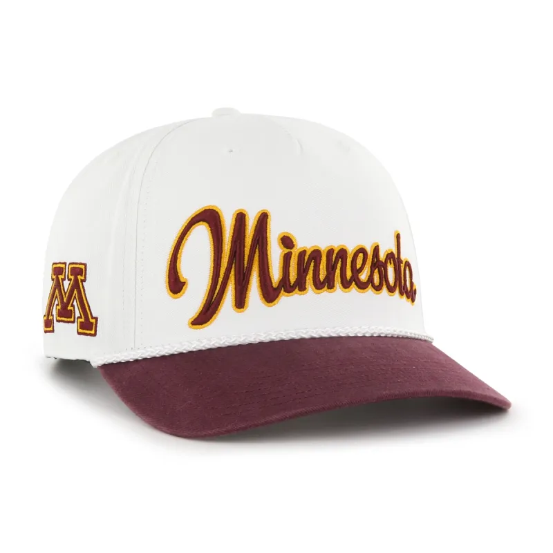 MINNESOTA GOLDEN GOPHERS OVERHAND SCRIPT TWO TONE '47 MVP DV sold by 47